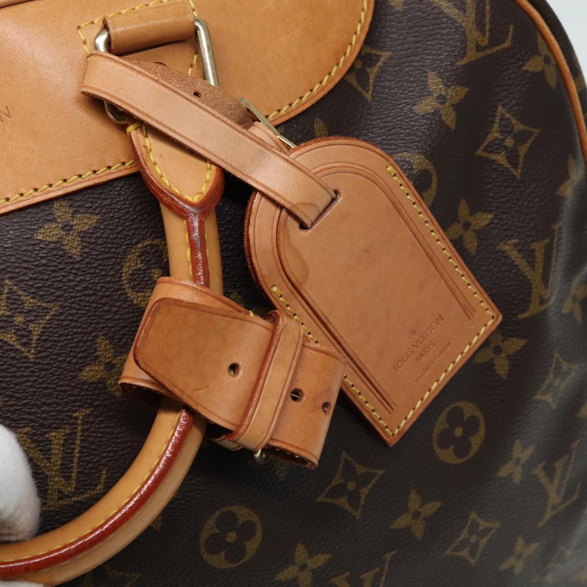LOUIS VUITTON Monogram Evasion Boston Bag M41443 LV 84398