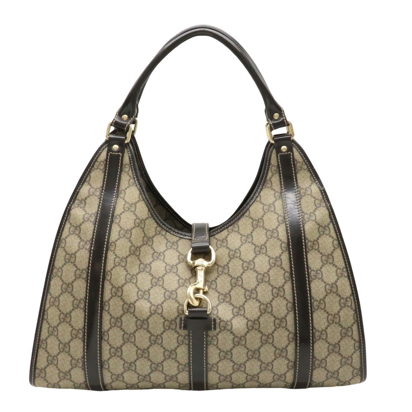 Luxury Gucci Trending 2025 Horsebit  Canvas Shopper Bag ()