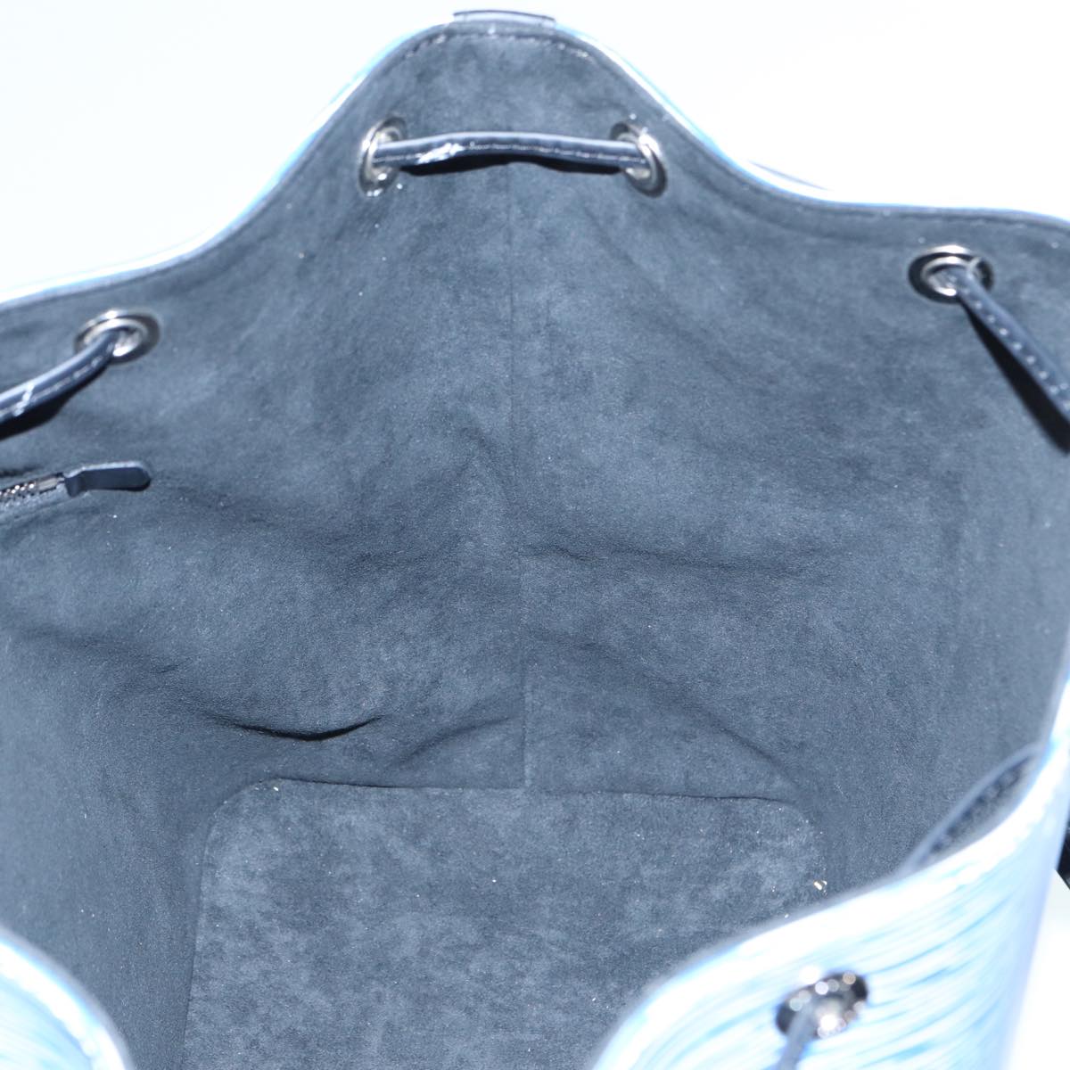 LOUIS VUITTON Epi Denim Petit Noe Shoulder Bag Blue M54636 LV 84402