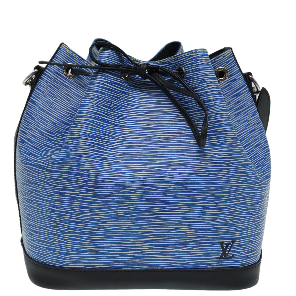 LOUIS VUITTON Epi Denim Petit Noe Shoulder Bag Blue M54636 LV 84402