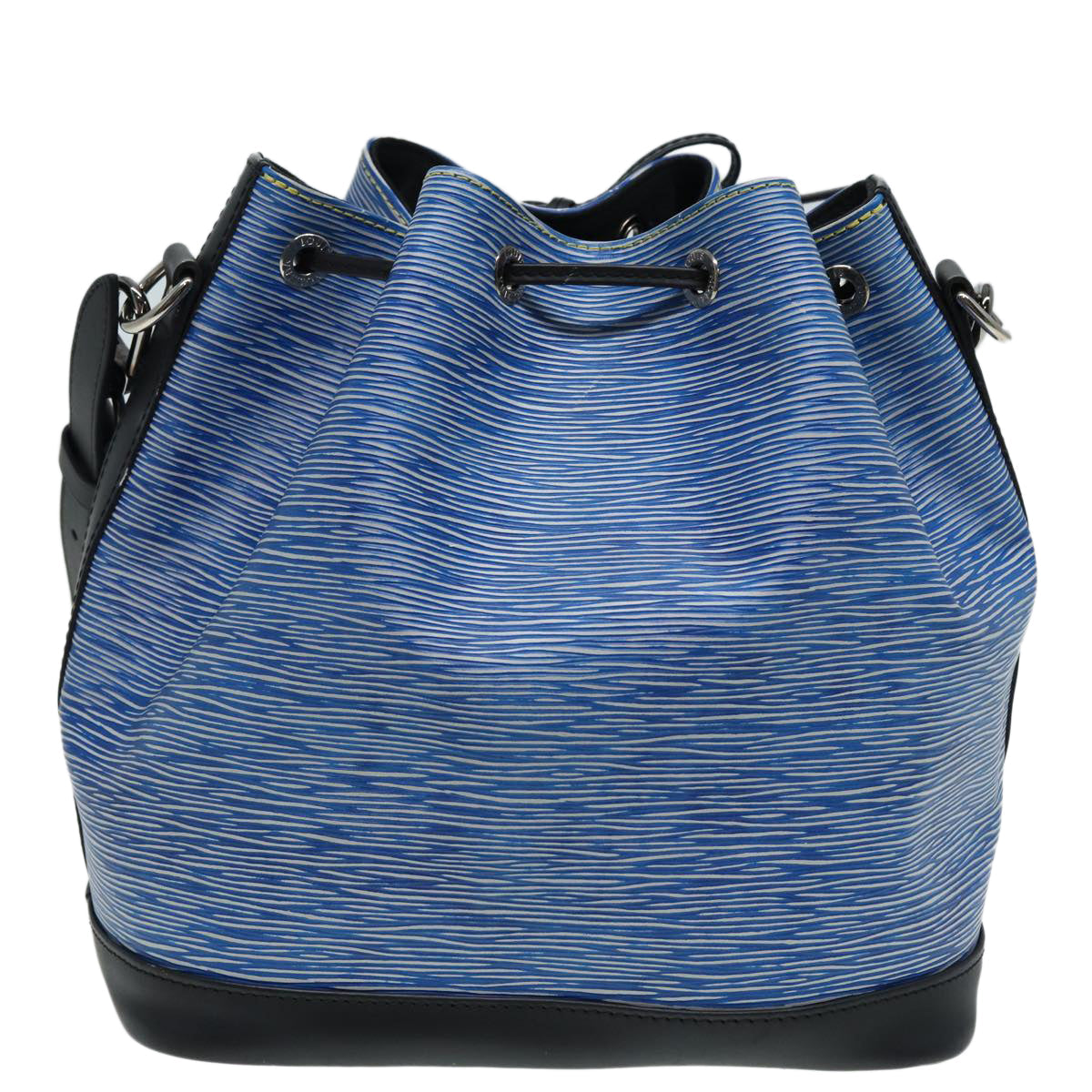 LOUIS VUITTON Epi Denim Petit Noe Shoulder Bag Blue M54636 LV 84402