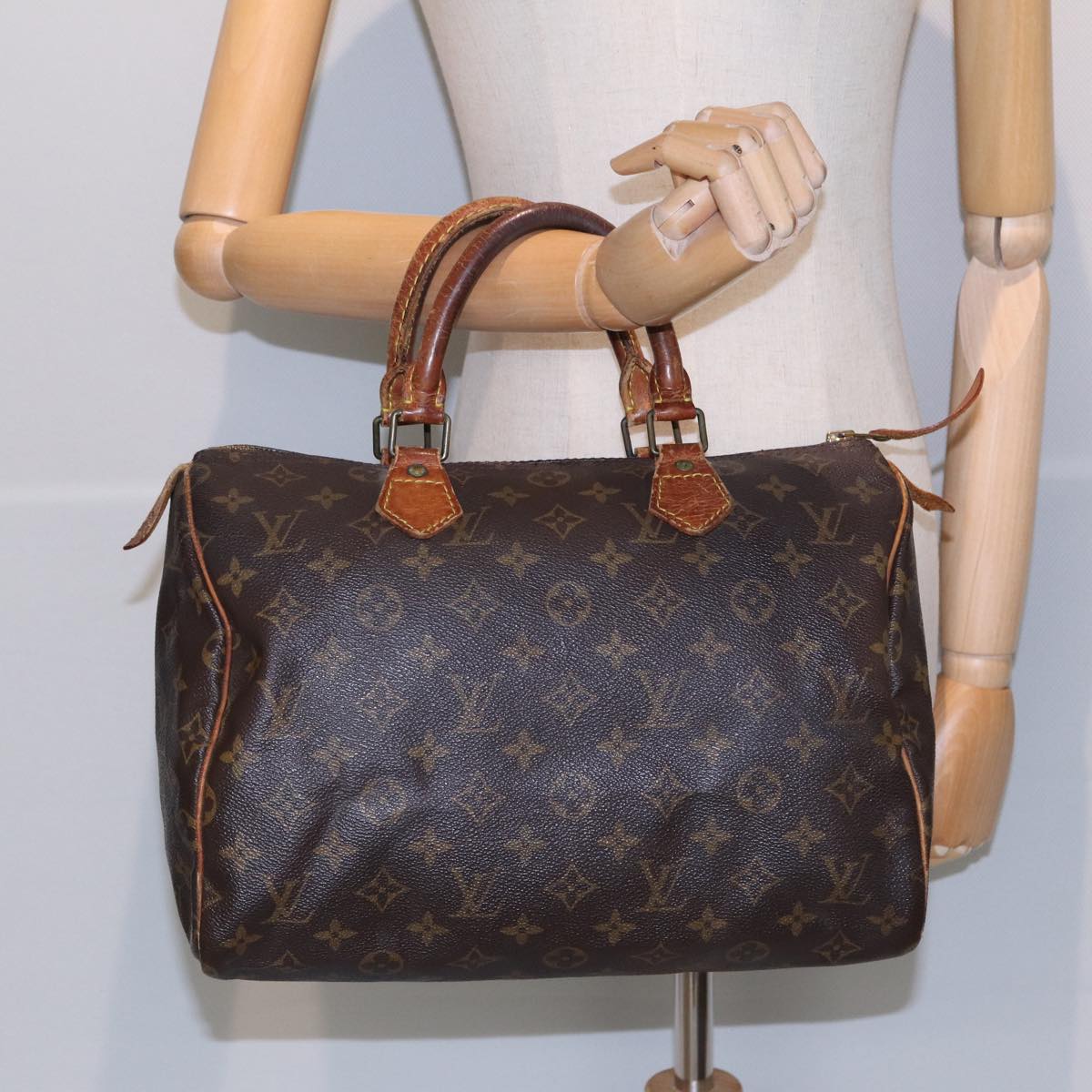 LOUIS VUITTON Monogram Speedy 30 Hand Bag M41526 LV 84409