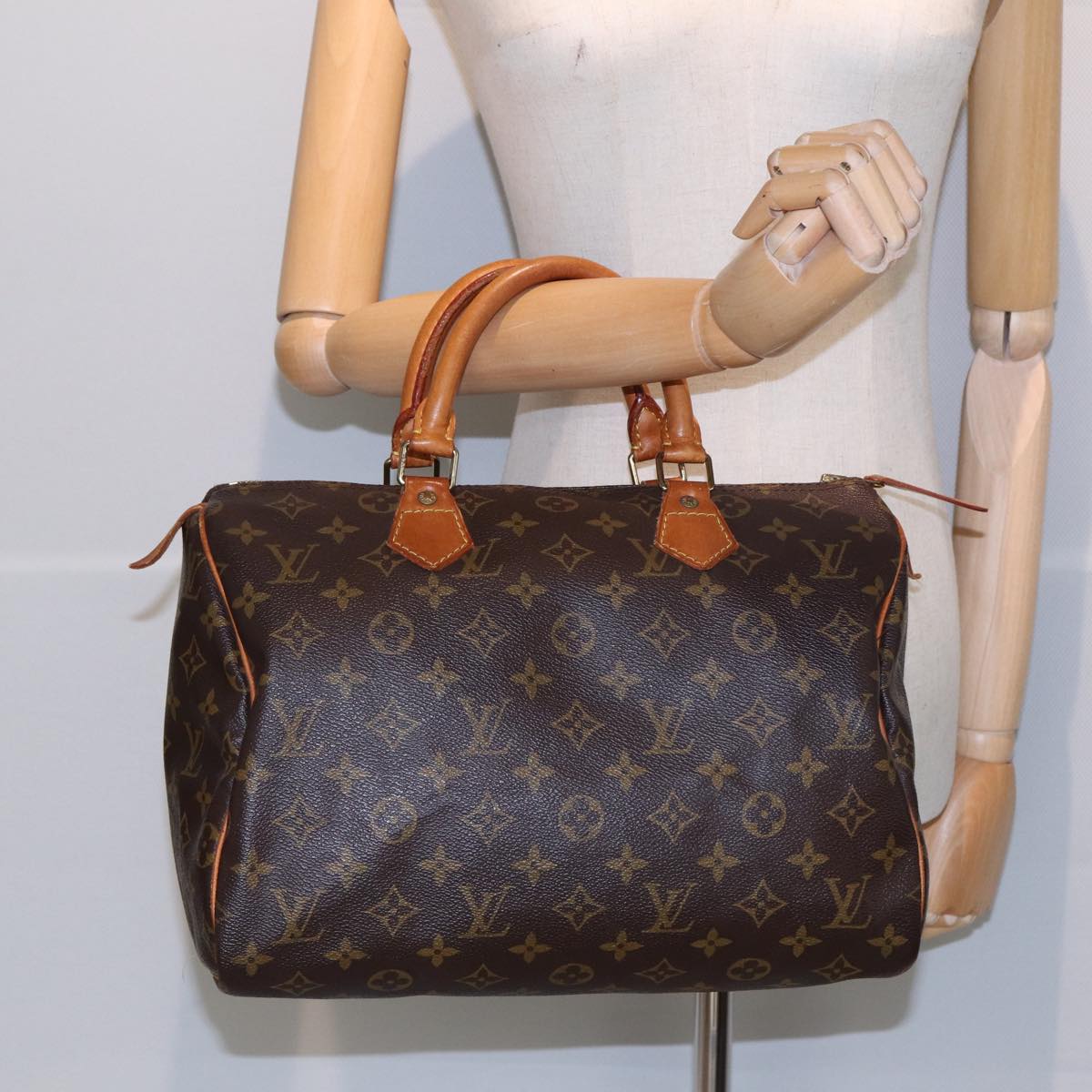 LOUIS VUITTON Monogram Speedy 30 Hand Bag M41526 LV 84410