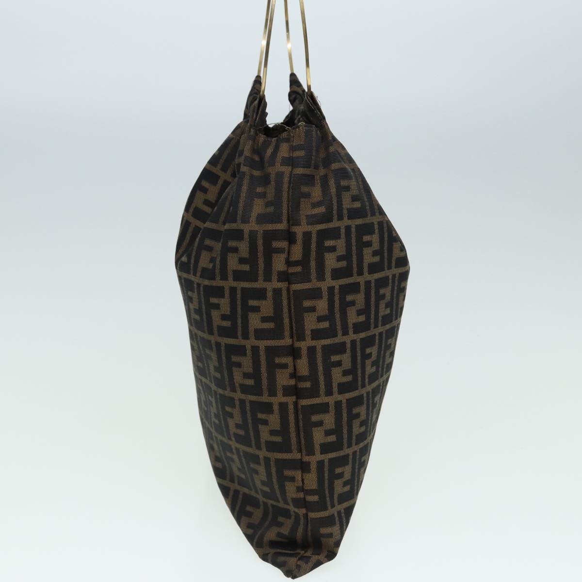 Luxury Fendi Zucca Canvas Hand Bag Brown Black84442