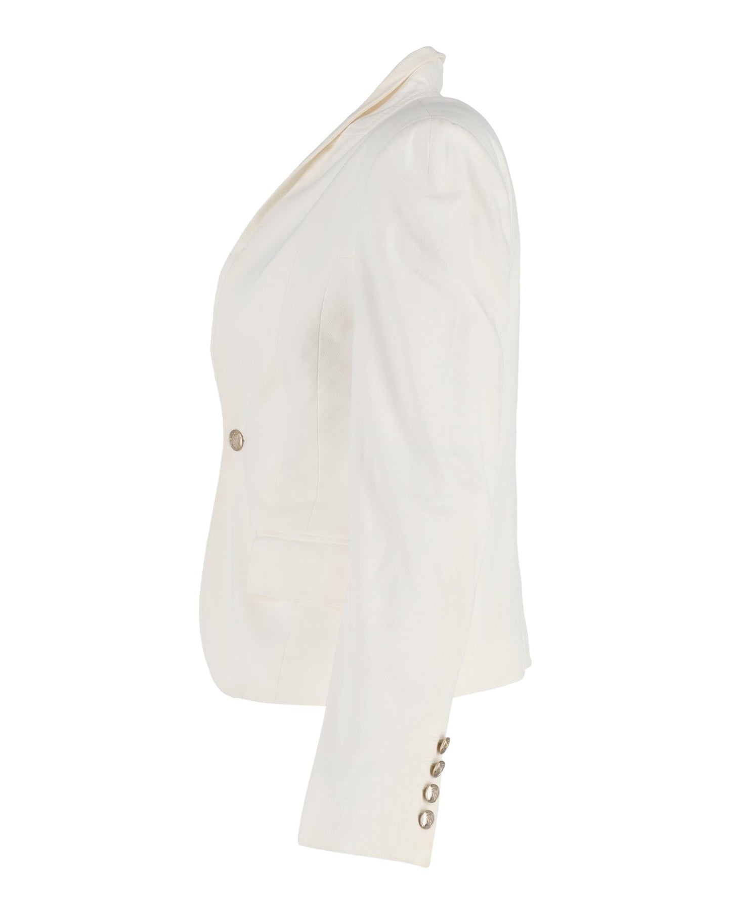 Luxury Gucci Trending 2025 Single-Breasted Blazer in White Wool