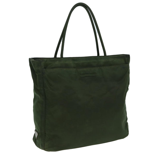 Luxury Prada Tote Bag Nylon Khaki  84451