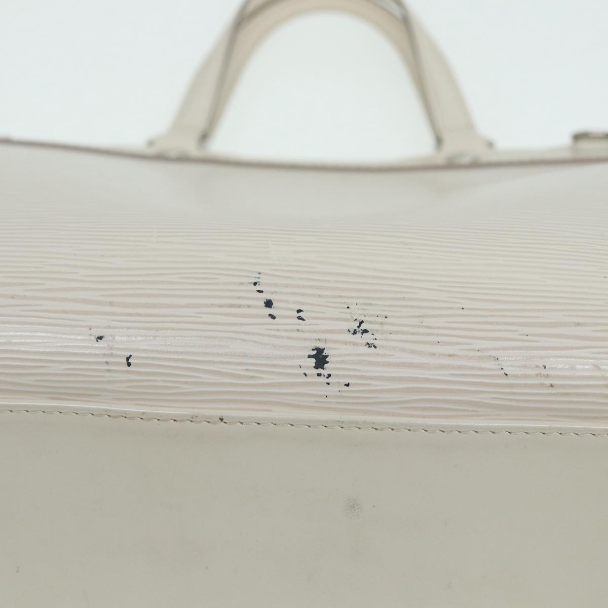 LOUIS VUITTON Epi Blair MM Hand Bag 2way White Yvoire M40330 LV 84482
