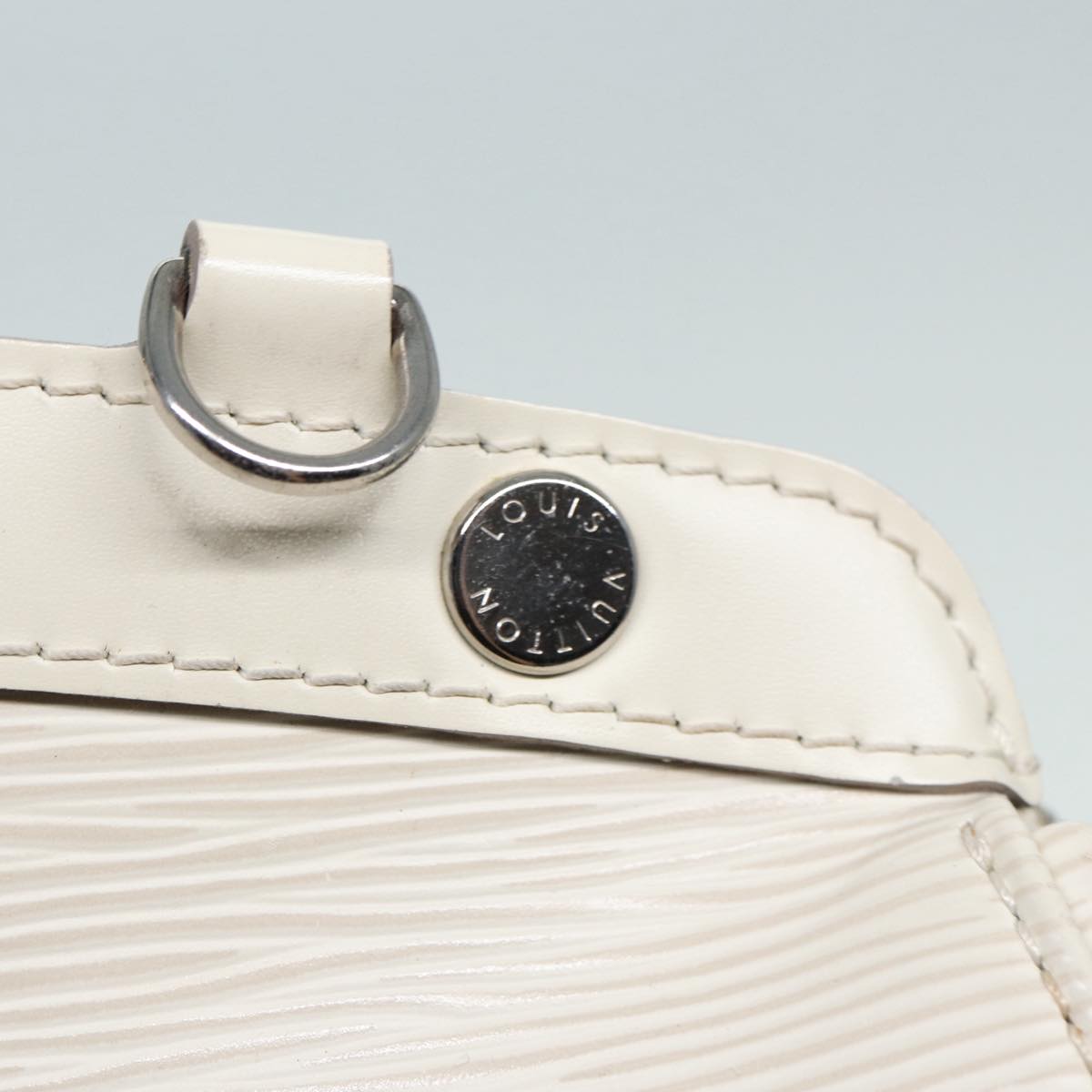 LOUIS VUITTON Epi Blair MM Hand Bag 2way White Yvoire M40330 LV 84482