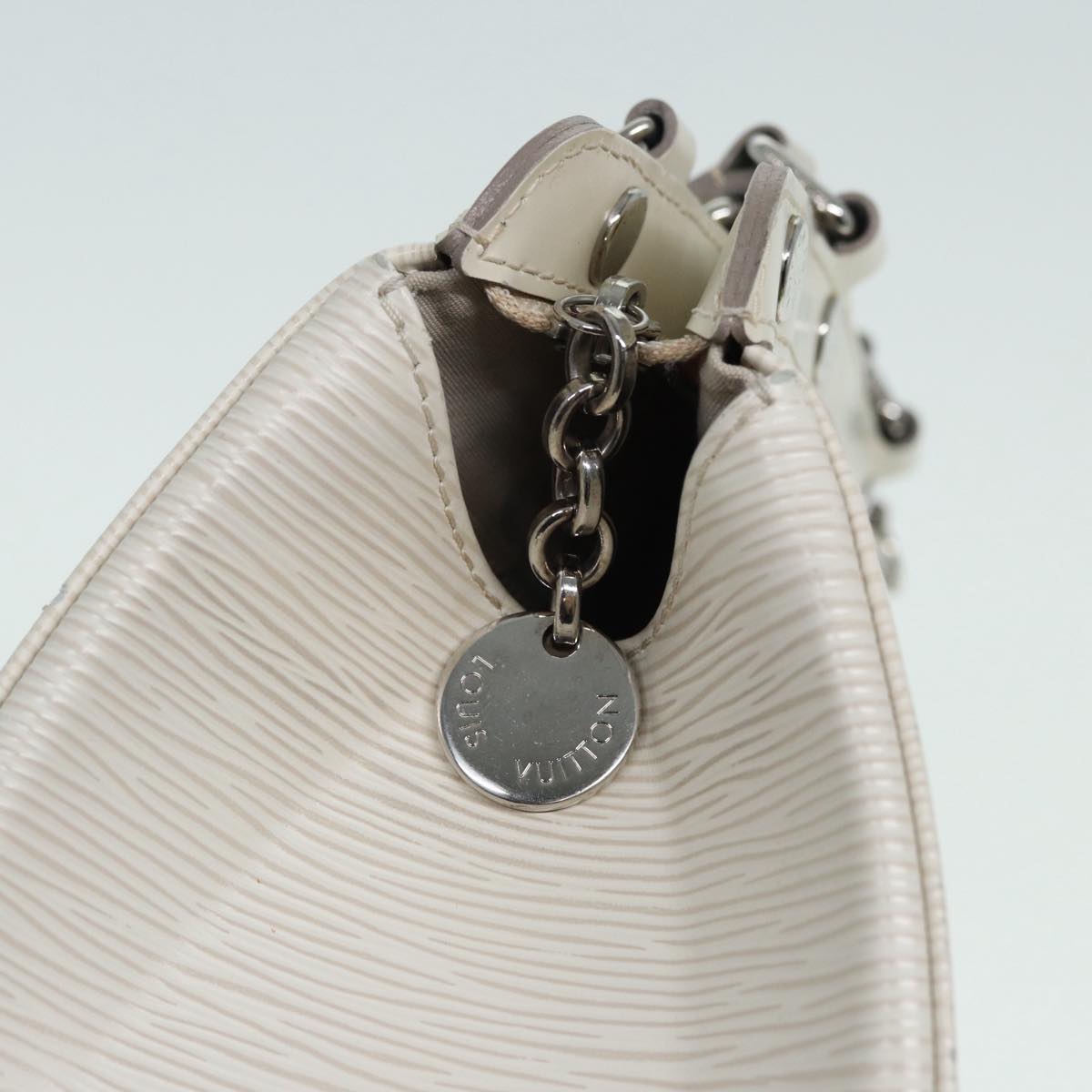 LOUIS VUITTON Epi Blair MM Hand Bag 2way White Yvoire M40330 LV 84482