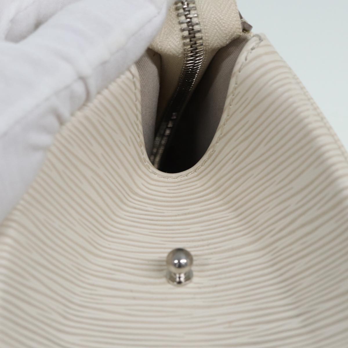 LOUIS VUITTON Epi Blair MM Hand Bag 2way White Yvoire M40330 LV 84482