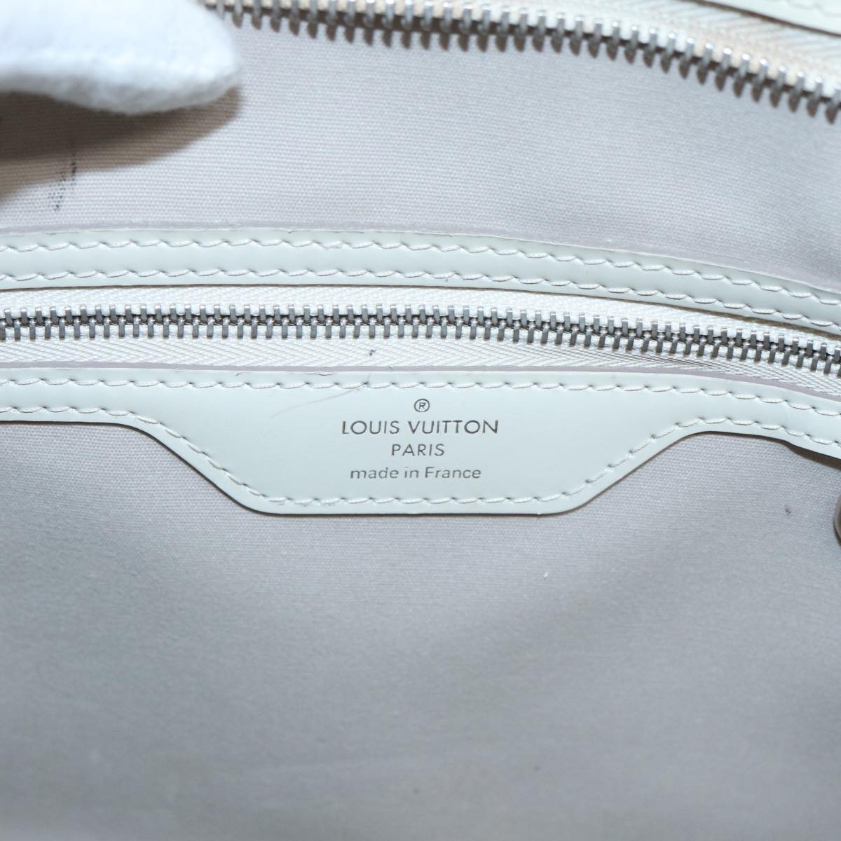 LOUIS VUITTON Epi Blair MM Hand Bag 2way White Yvoire M40330 LV 84482