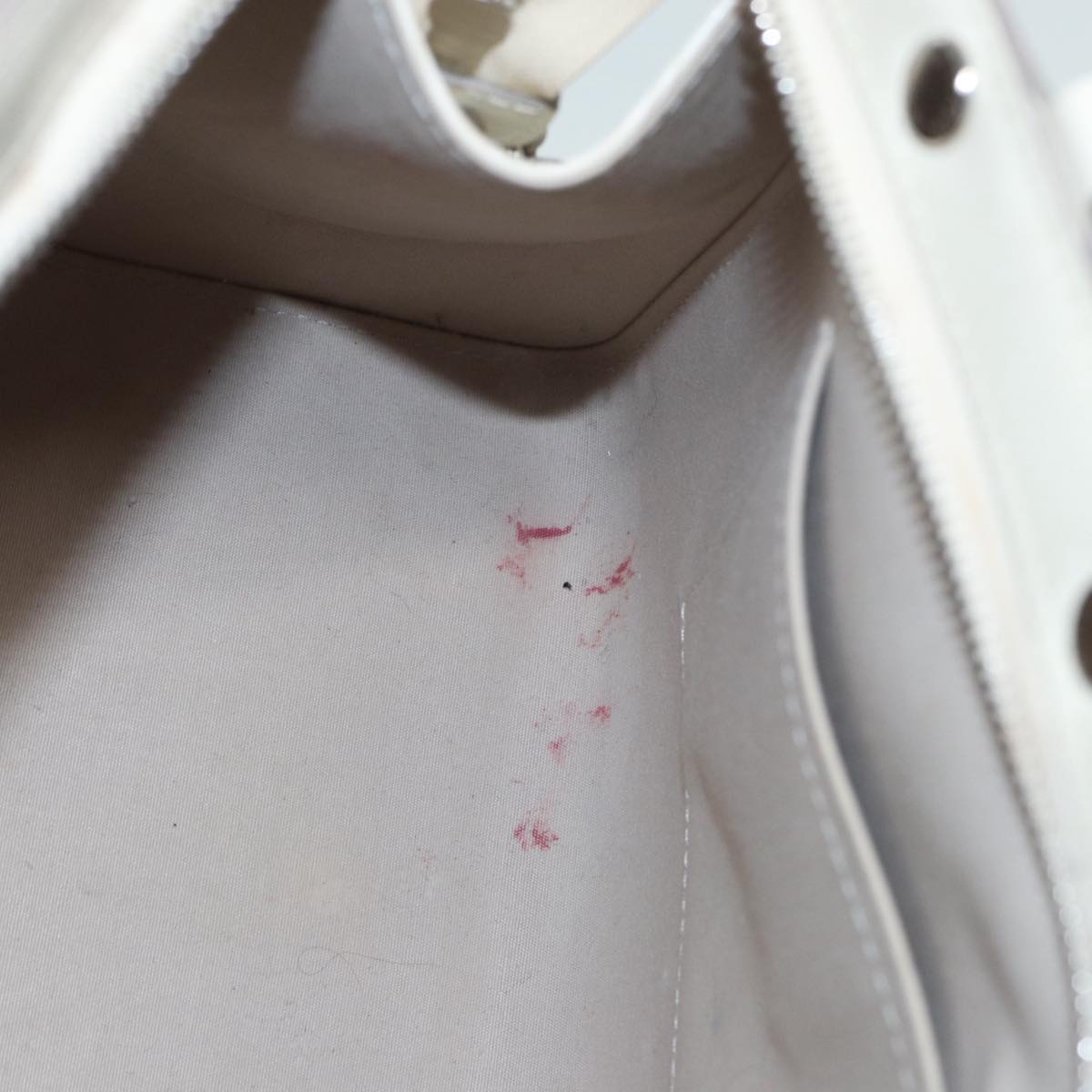 LOUIS VUITTON Epi Blair MM Hand Bag 2way White Yvoire M40330 LV 84482