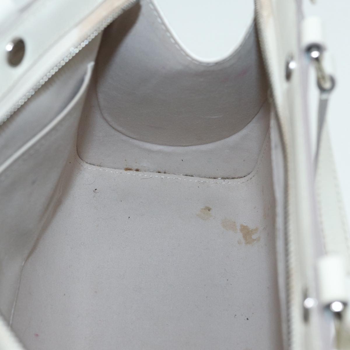 LOUIS VUITTON Epi Blair MM Hand Bag 2way White Yvoire M40330 LV 84482