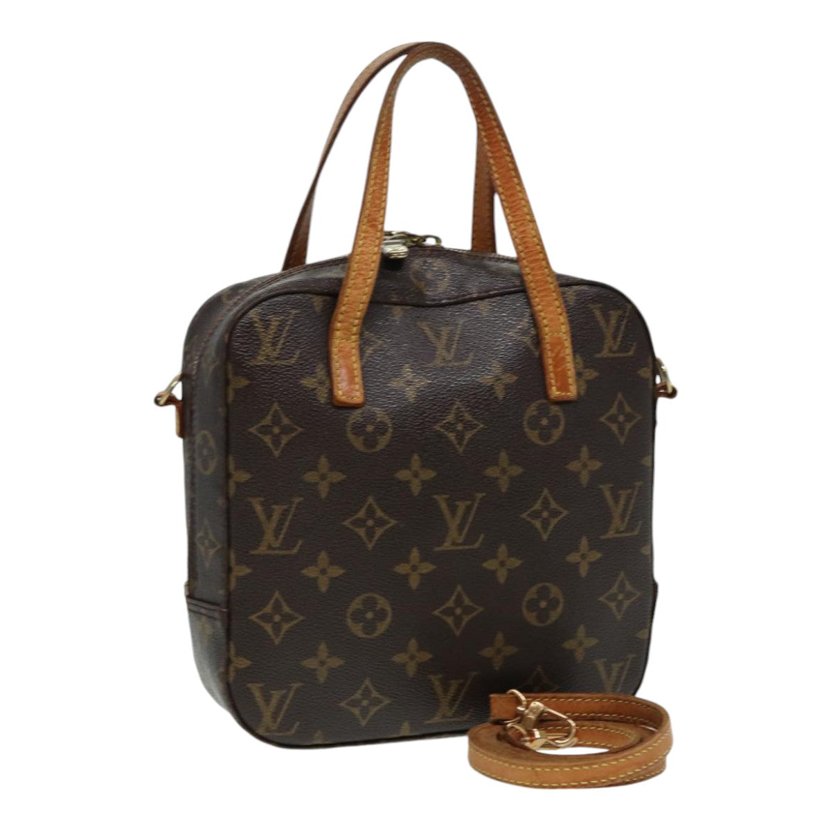 LOUIS VUITTON Monogram Spontini Hand Bag 2way M47500 LV 84492