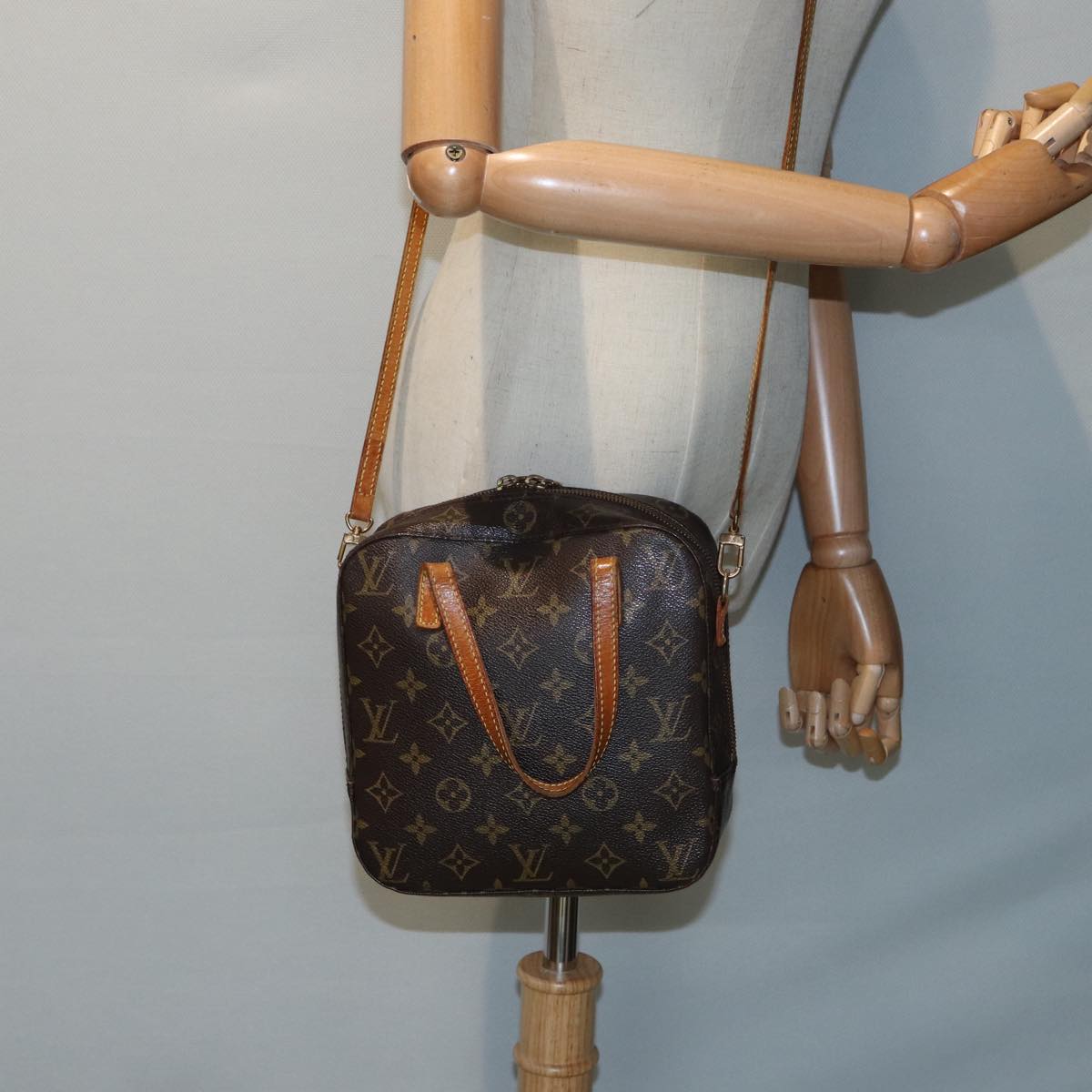 LOUIS VUITTON Monogram Spontini Hand Bag 2way M47500 LV 84492
