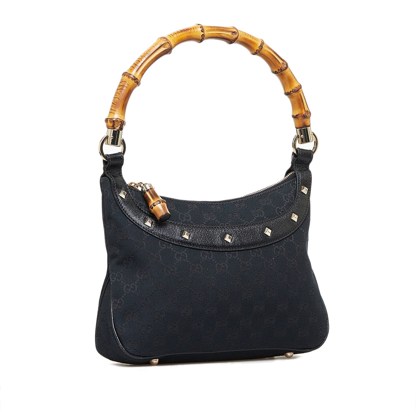 Luxury Gucci GG Canvas Bamboo Anita Handbag