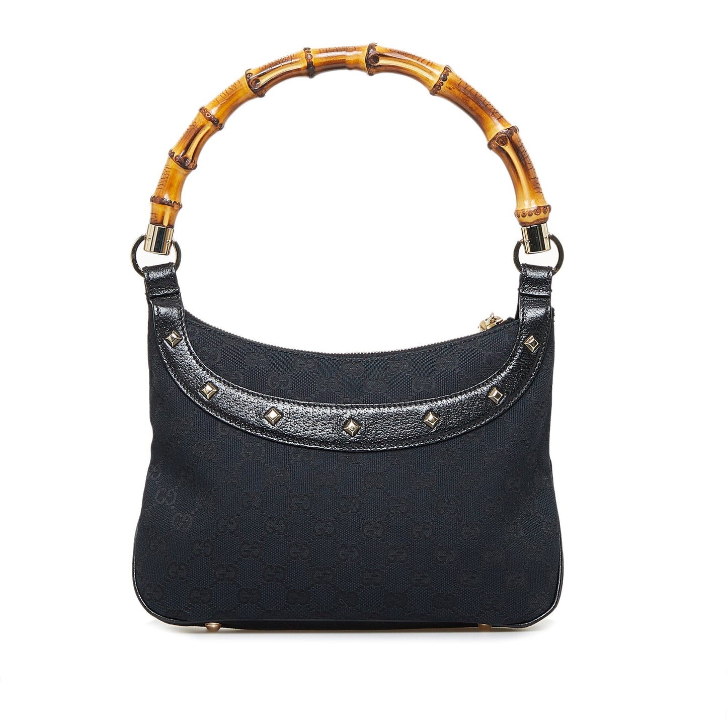 Luxury Gucci GG Canvas Bamboo Anita Handbag