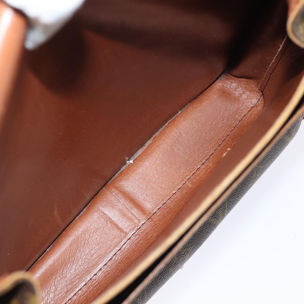LOUIS VUITTON Monogram Cartouchiere GM Shoulder Bag Vintage M51252 LV 84505