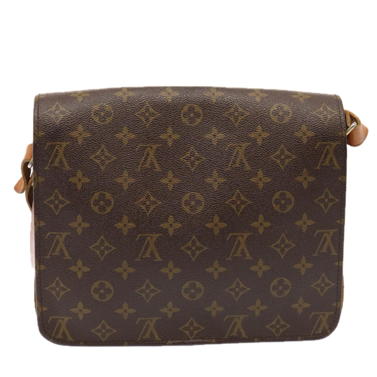 LOUIS VUITTON Monogram Cartouchiere GM Shoulder Bag Vintage M51252 LV 84505