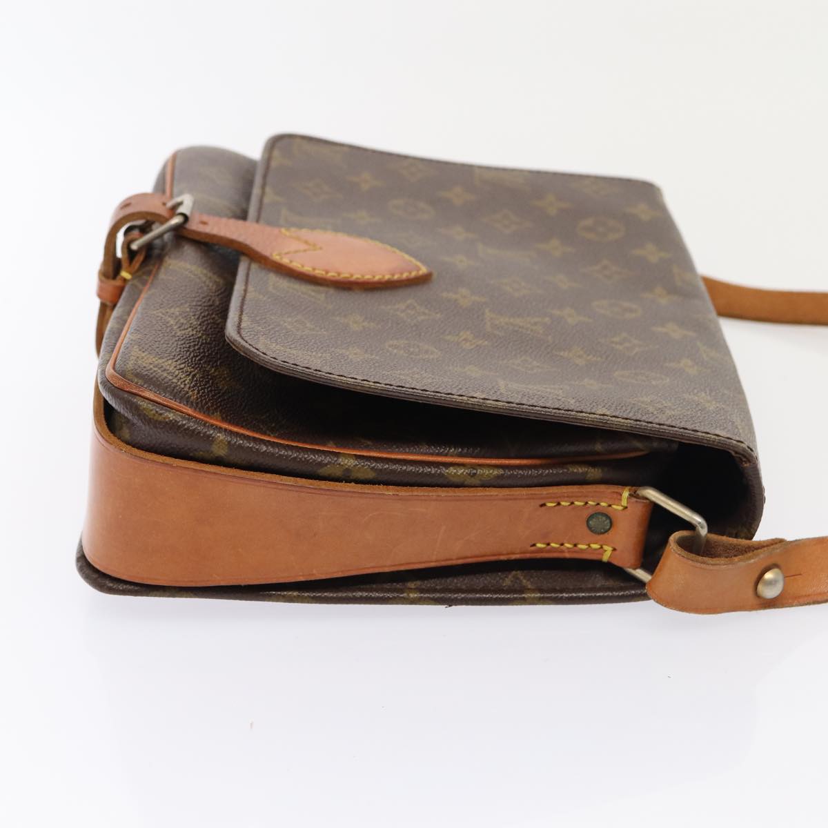 LOUIS VUITTON Monogram Cartouchiere GM Shoulder Bag Vintage M51252 LV 84505