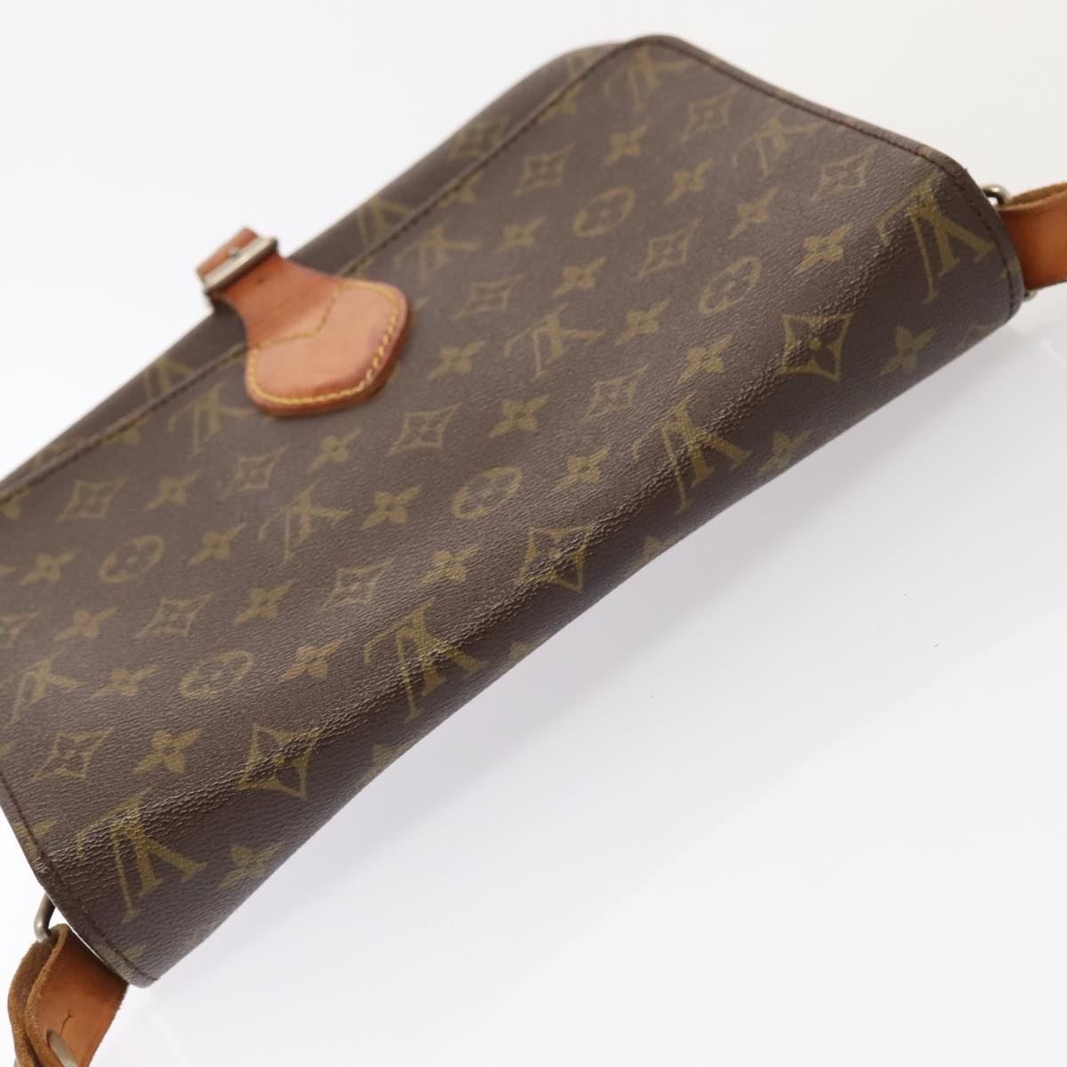 LOUIS VUITTON Monogram Cartouchiere GM Shoulder Bag Vintage M51252 LV 84505
