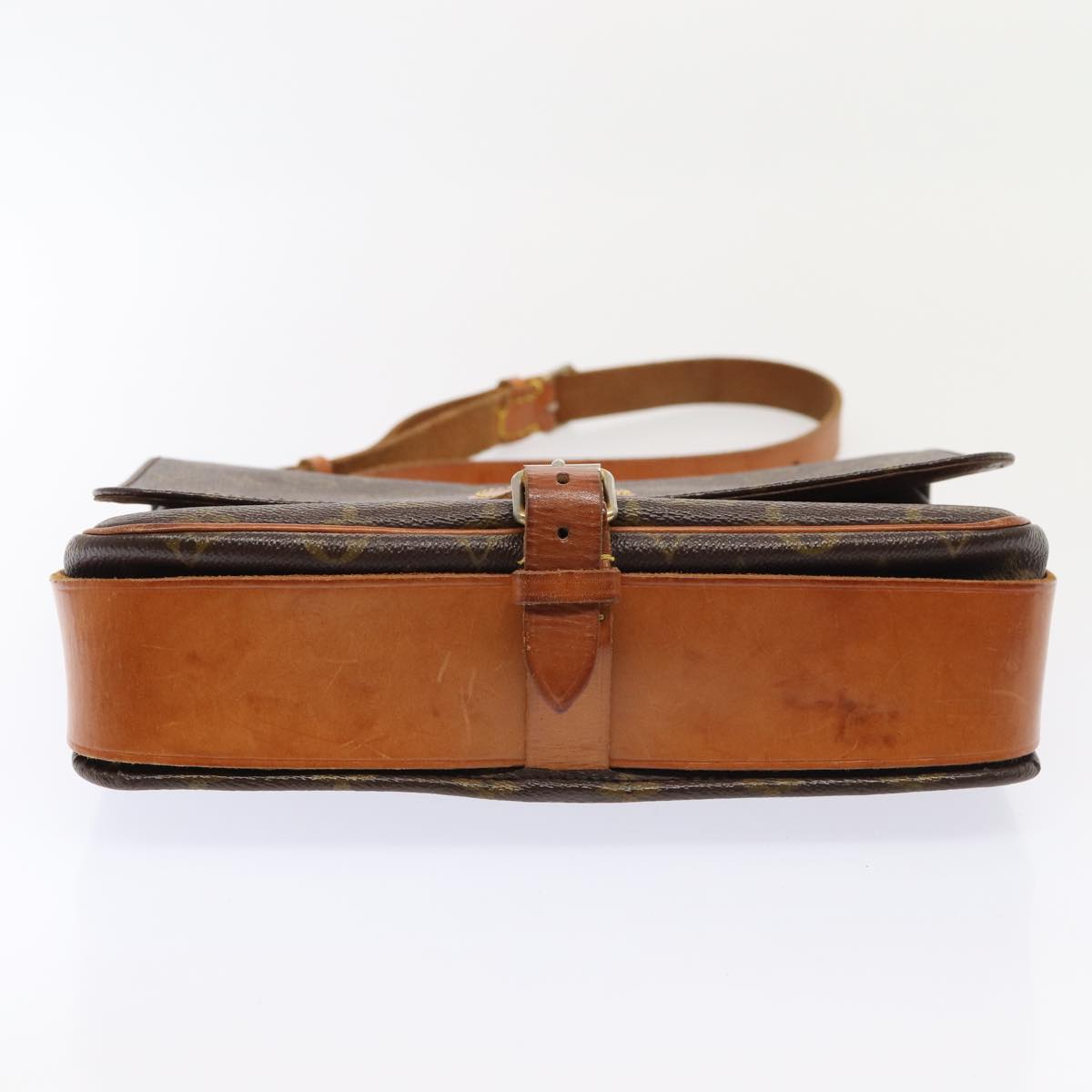 LOUIS VUITTON Monogram Cartouchiere GM Shoulder Bag Vintage M51252 LV 84505