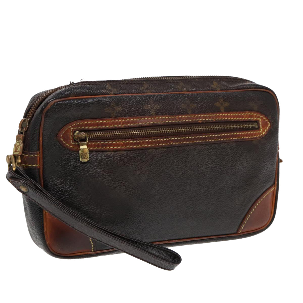 LOUIS VUITTON Monogram Marly Dragonne GM Clutch Bag M51825 LV 84510