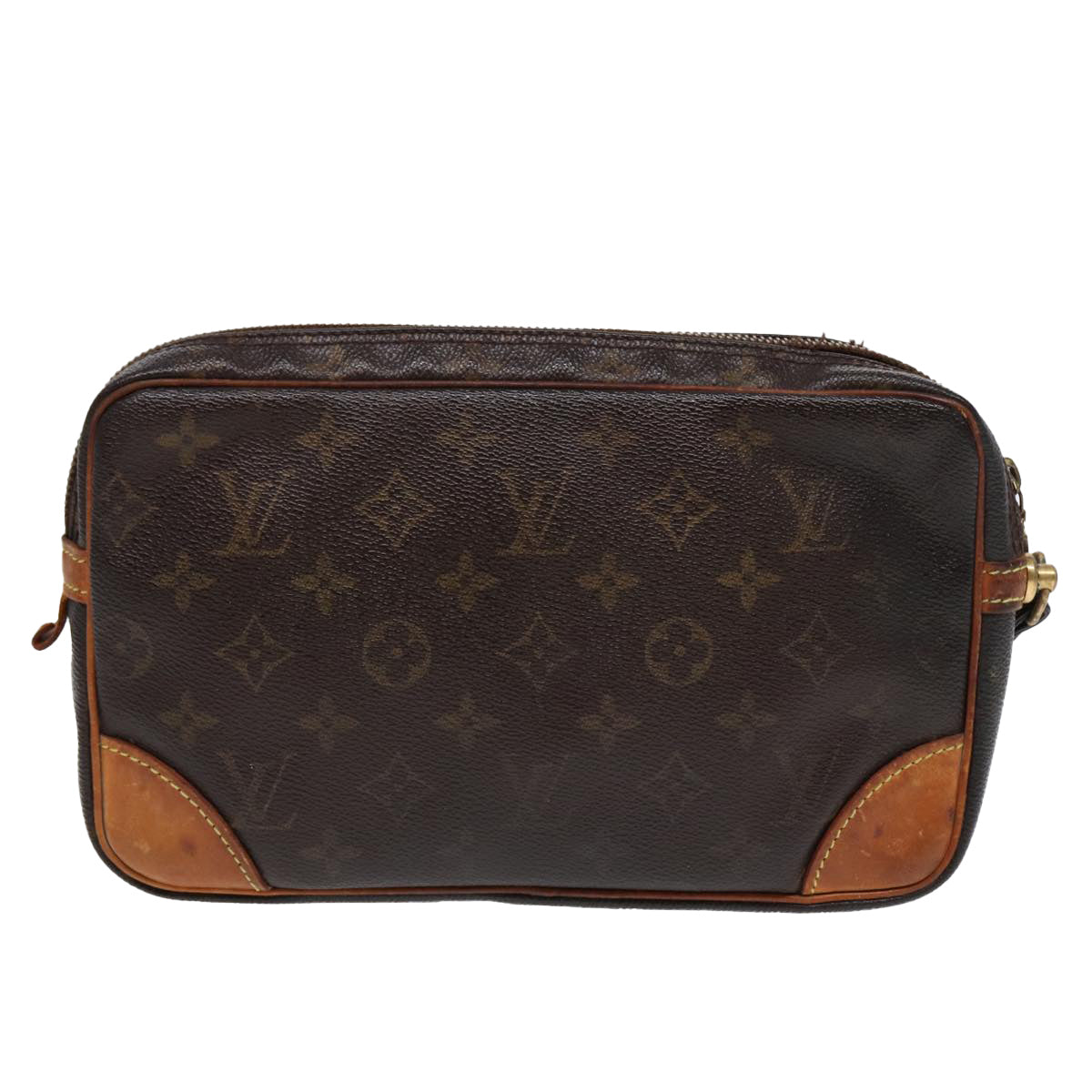LOUIS VUITTON Monogram Marly Dragonne GM Clutch Bag M51825 LV 84510
