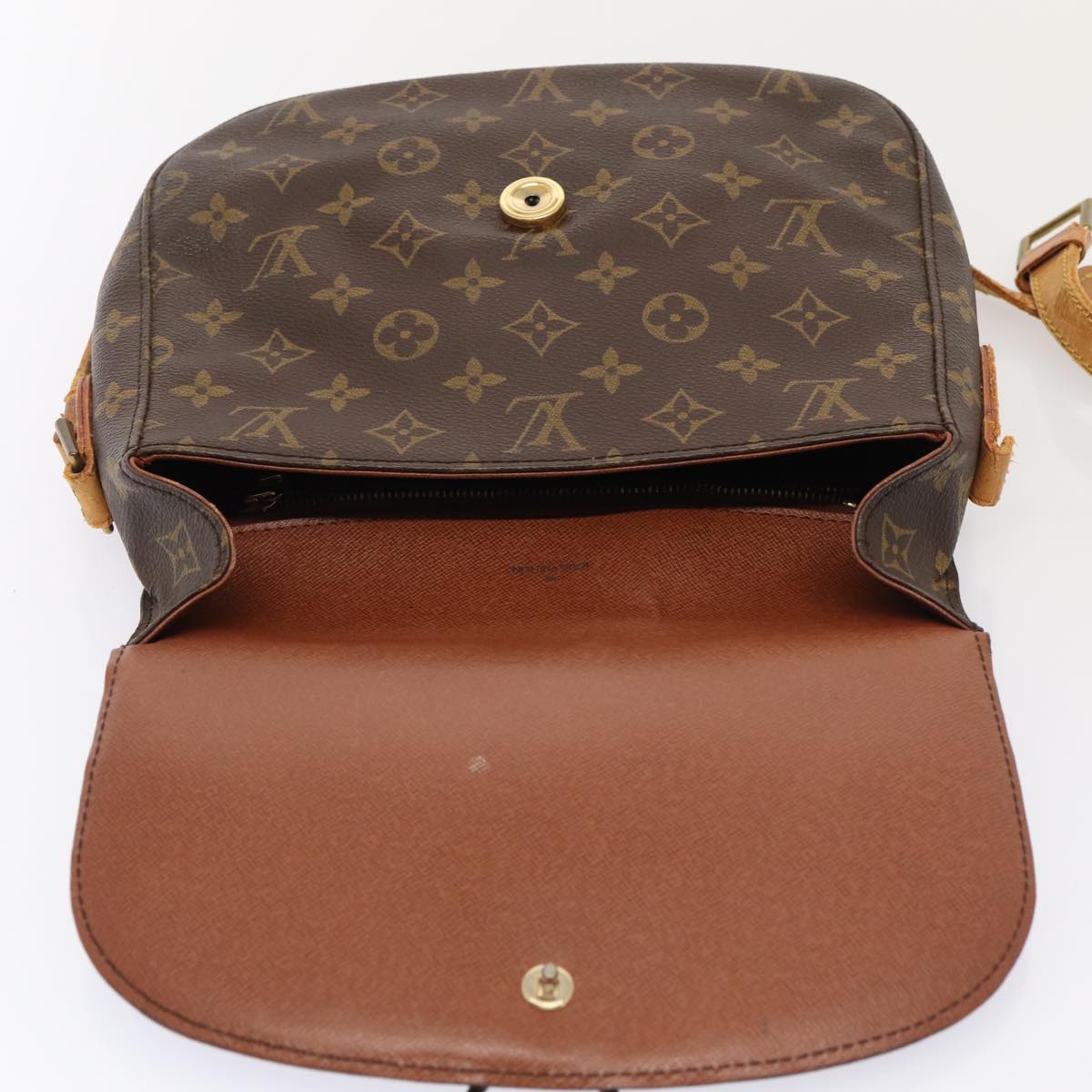 LOUIS VUITTON Monogram Saint Cloud GM Shoulder Bag M51242 LV 84512