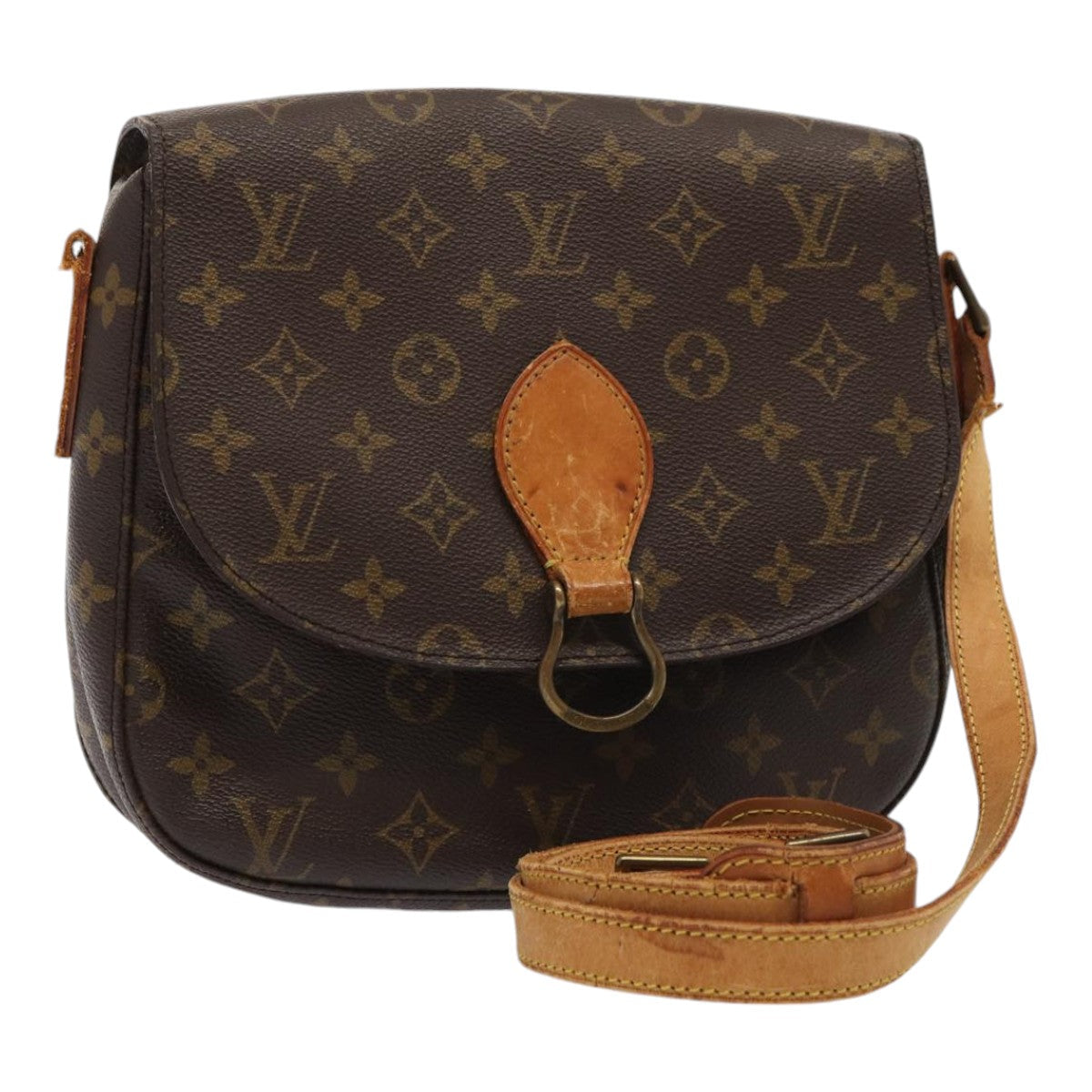 LOUIS VUITTON Monogram Saint Cloud GM Shoulder Bag M51242 LV 84512
