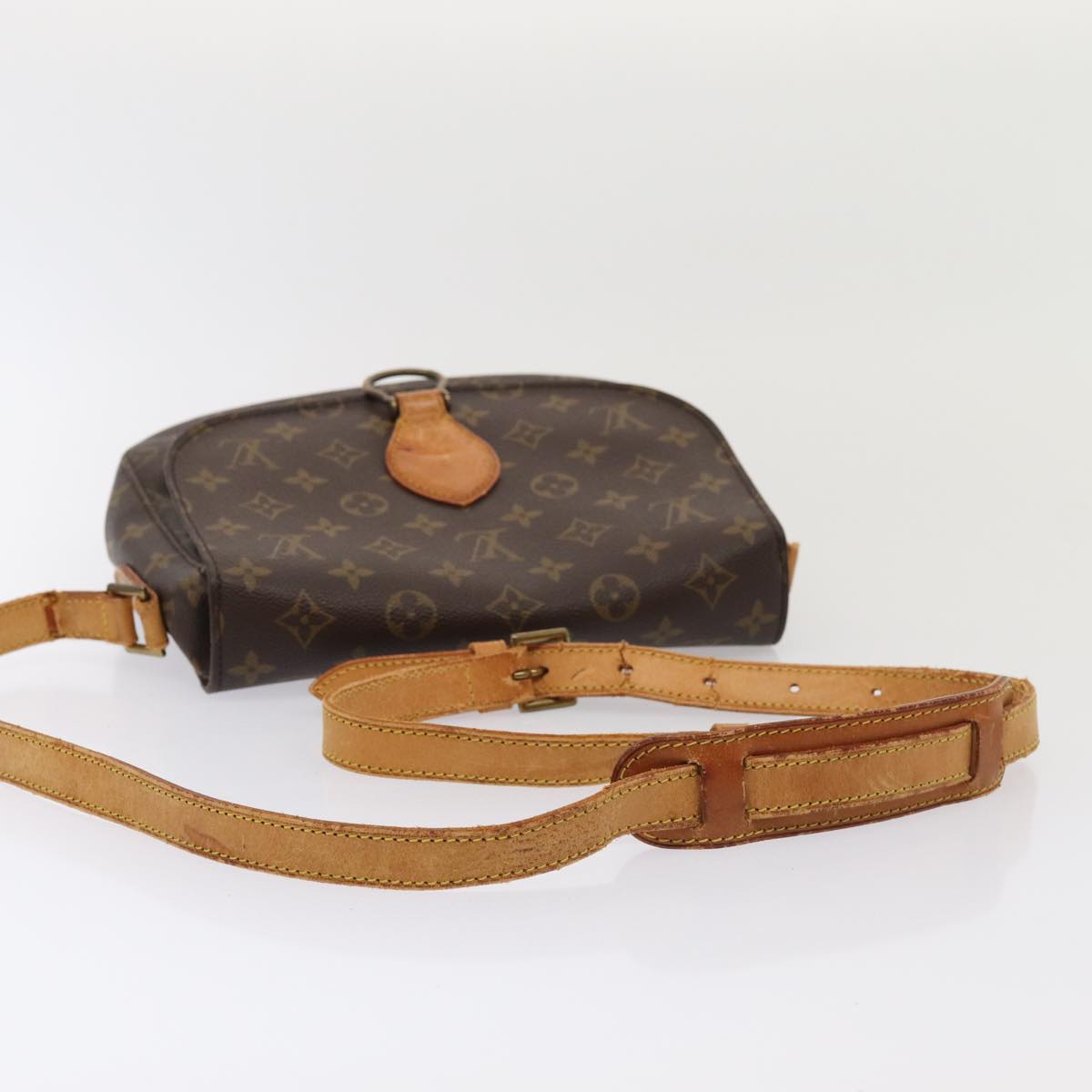 LOUIS VUITTON Monogram Saint Cloud GM Shoulder Bag M51242 LV 84512