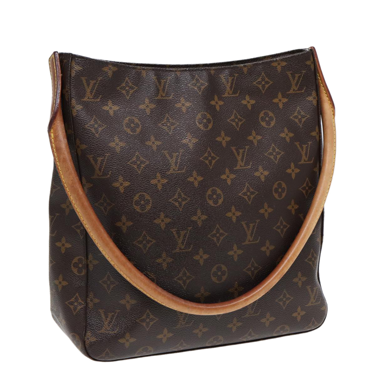 LOUIS VUITTON Monogram Looping GM Shoulder Bag M51145 LV 84522