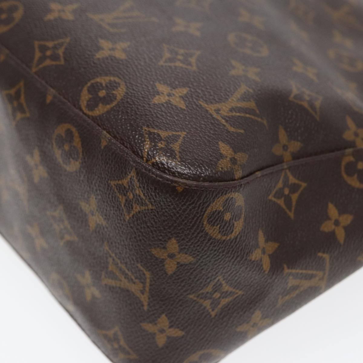 LOUIS VUITTON Monogram Looping GM Shoulder Bag M51145 LV 84522