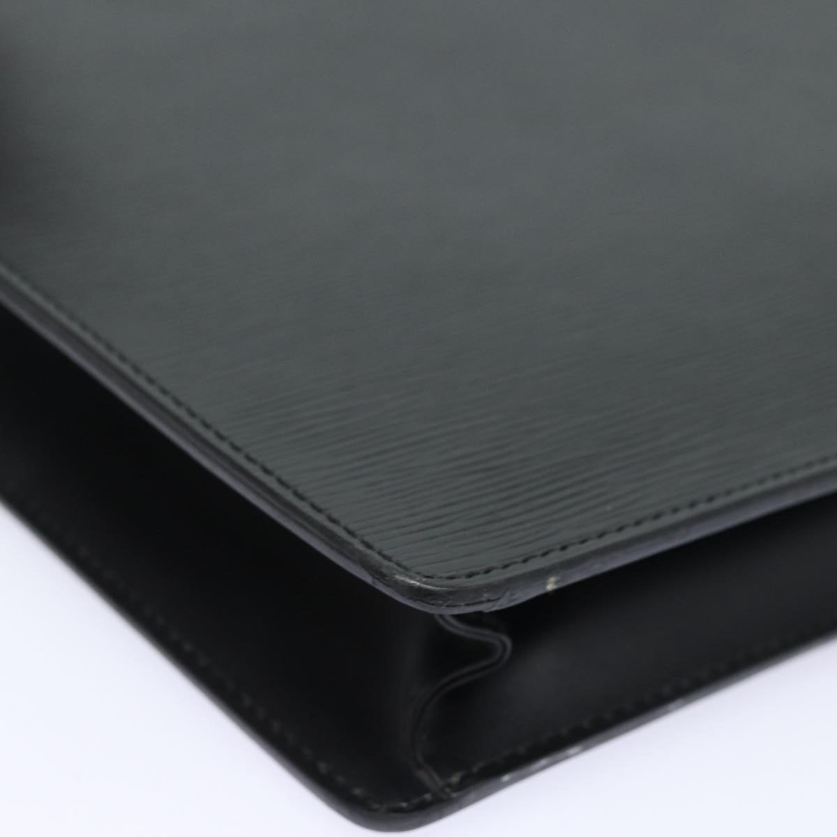 LOUIS VUITTON Epi Porte Documents Bandouliere Black M54462 LV 84523
