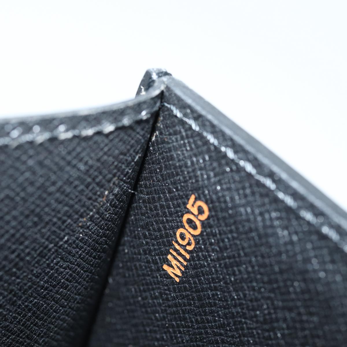 LOUIS VUITTON Epi Porte Documents Bandouliere Black M54462 LV 84523