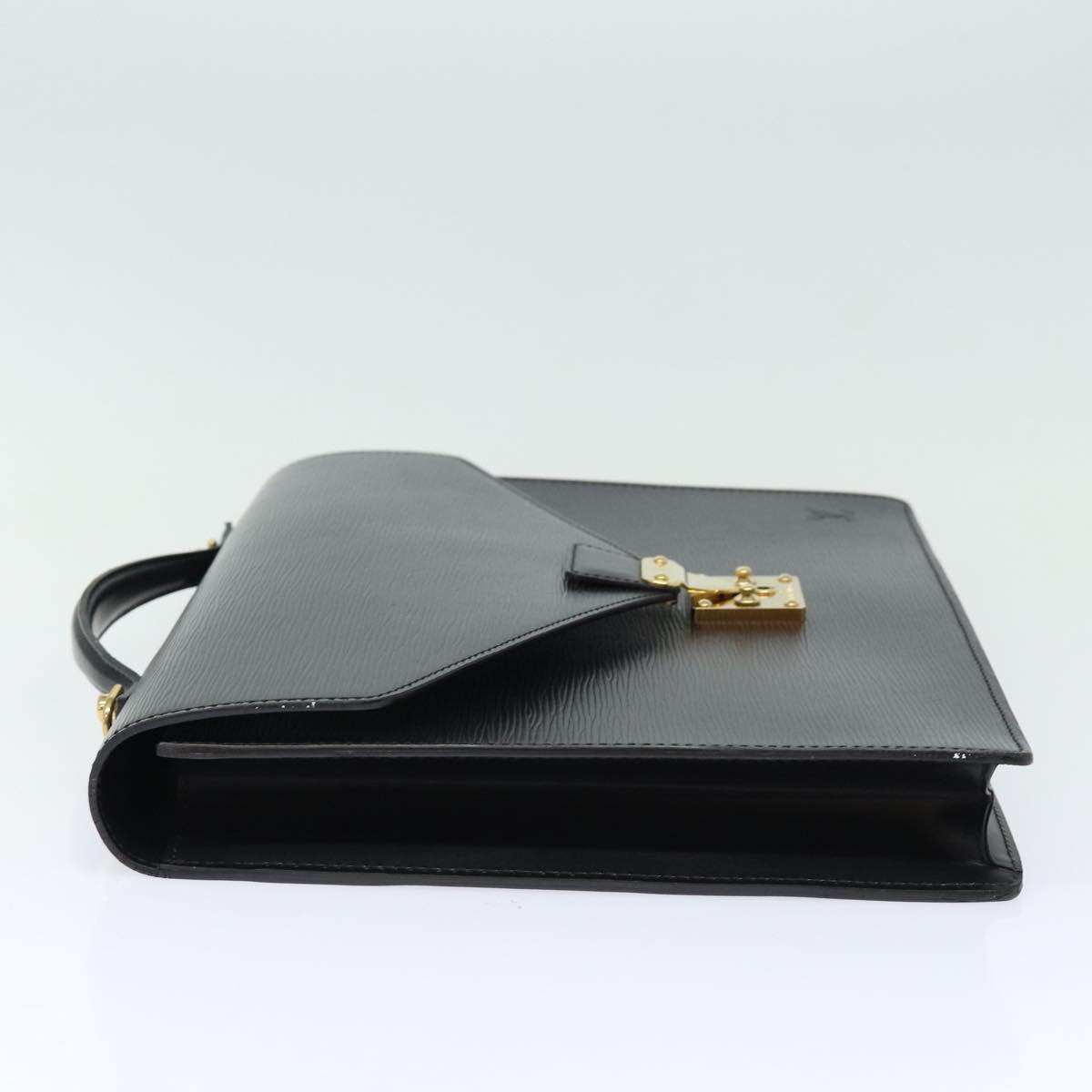 LOUIS VUITTON Epi Porte Documents Bandouliere Black M54462 LV 84523