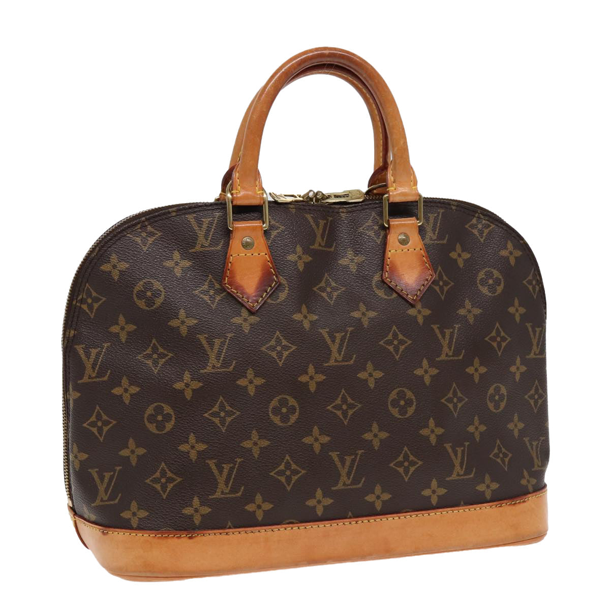 LOUIS VUITTON Monogram Alma Hand Bag M51130 LV 84535