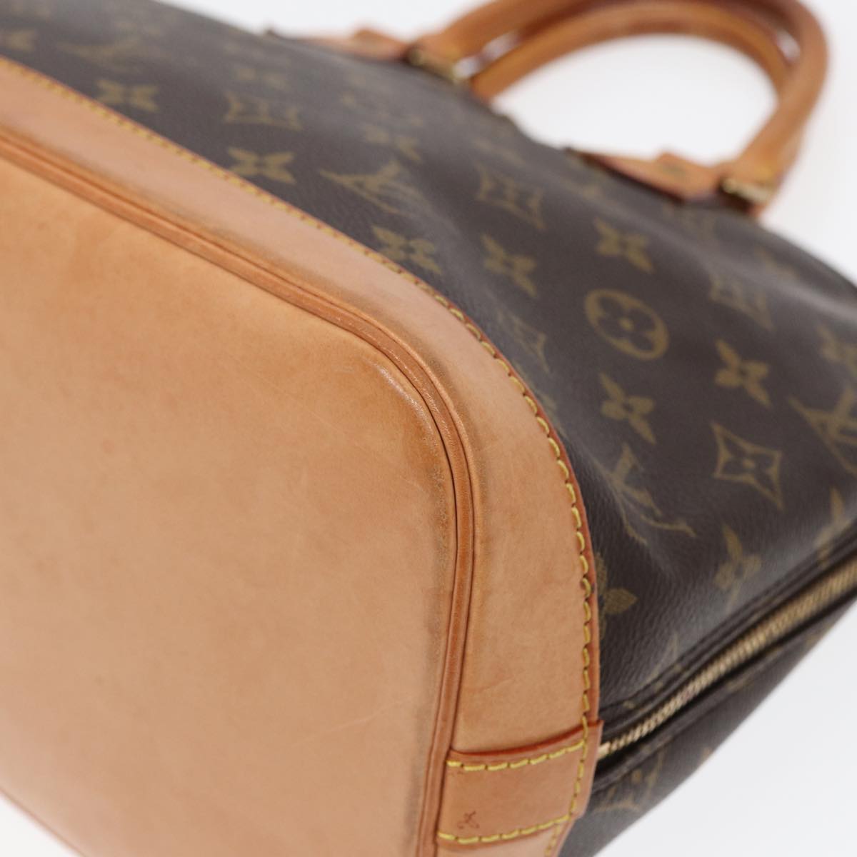 LOUIS VUITTON Monogram Alma Hand Bag M51130 LV 84535