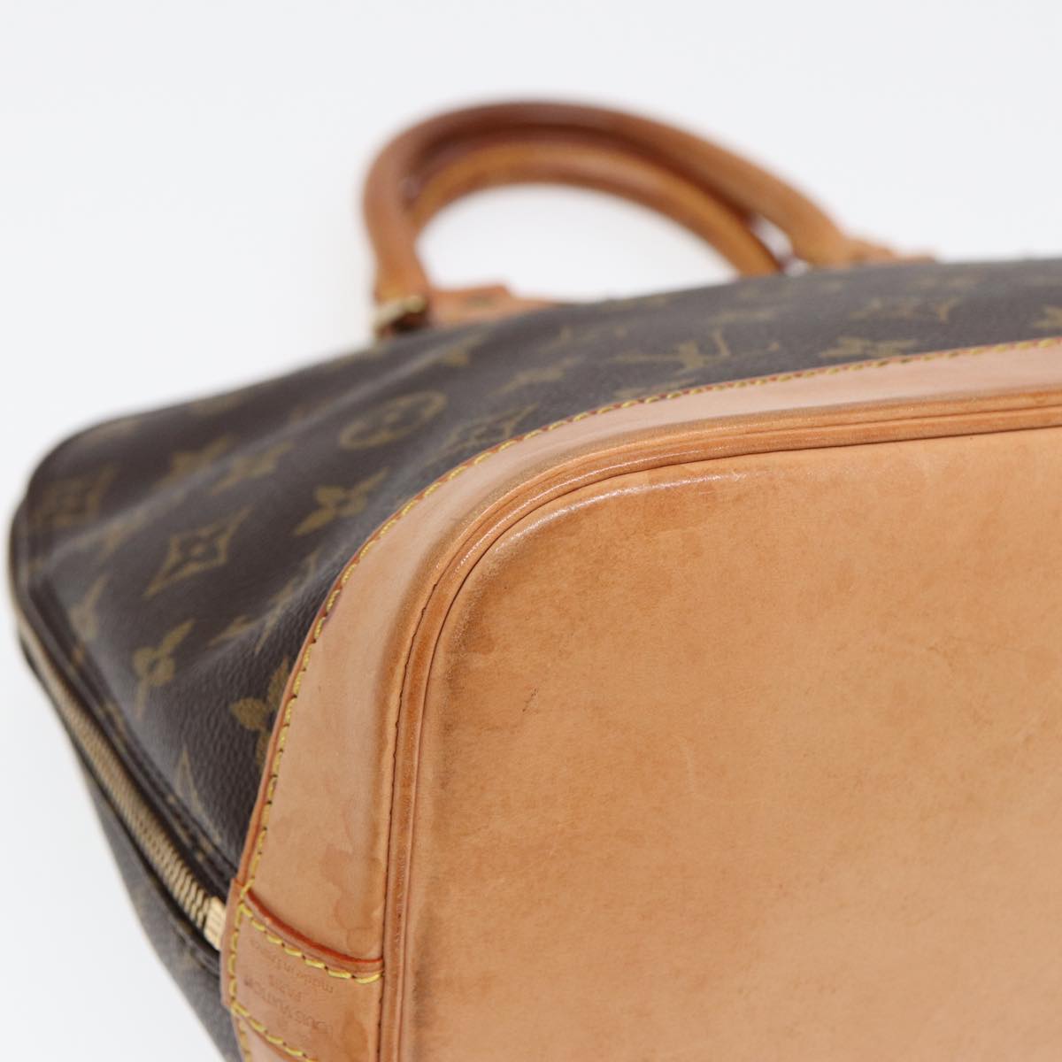 LOUIS VUITTON Monogram Alma Hand Bag M51130 LV 84535