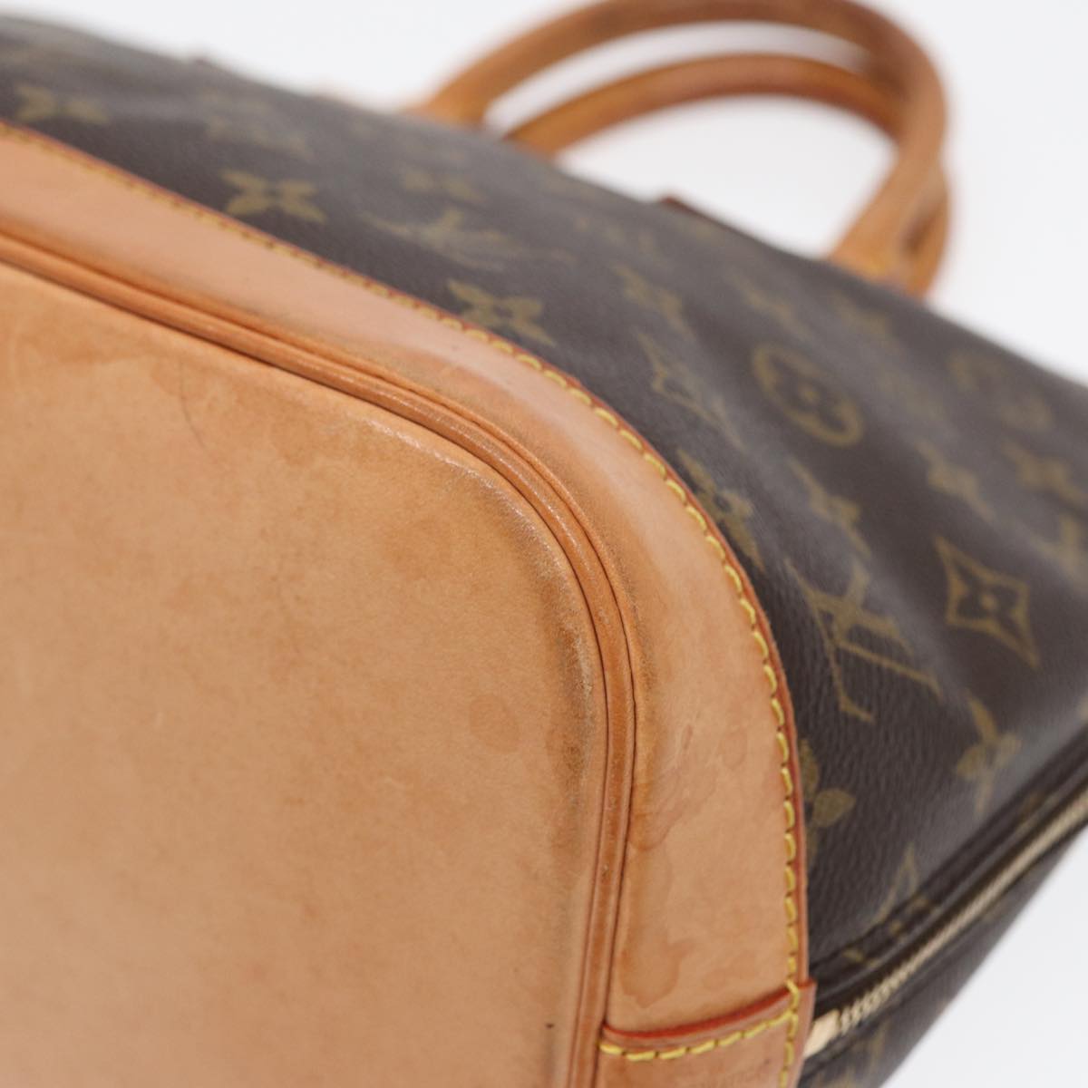 LOUIS VUITTON Monogram Alma Hand Bag M51130 LV 84535