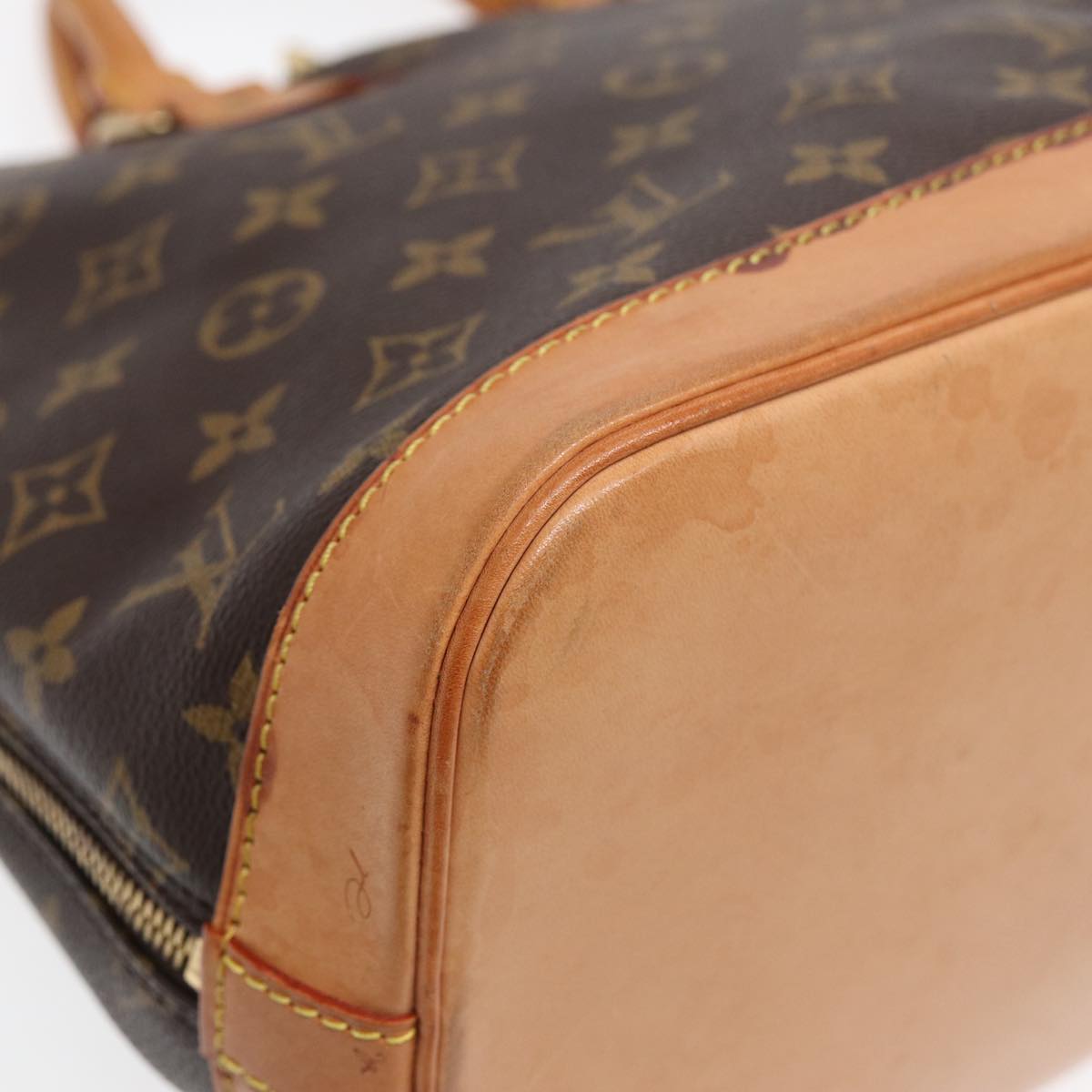 LOUIS VUITTON Monogram Alma Hand Bag M51130 LV 84535