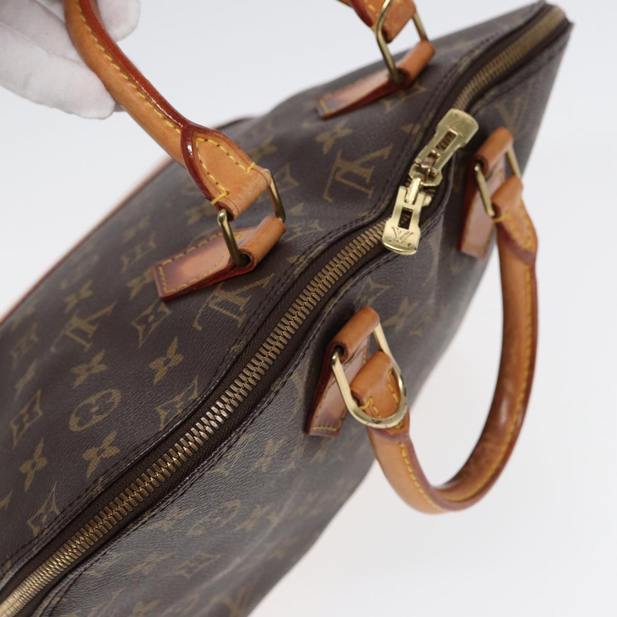 LOUIS VUITTON Monogram Alma Hand Bag M51130 LV 84535
