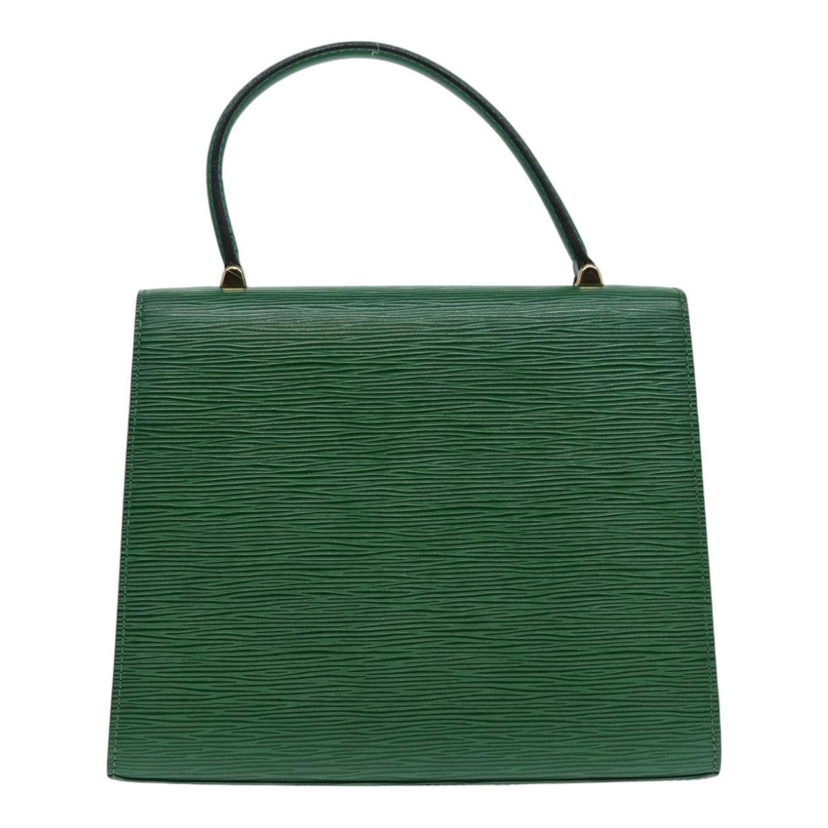 LOUIS VUITTON Epi Malesherbes Hand Bag Green M52374 LV 84626