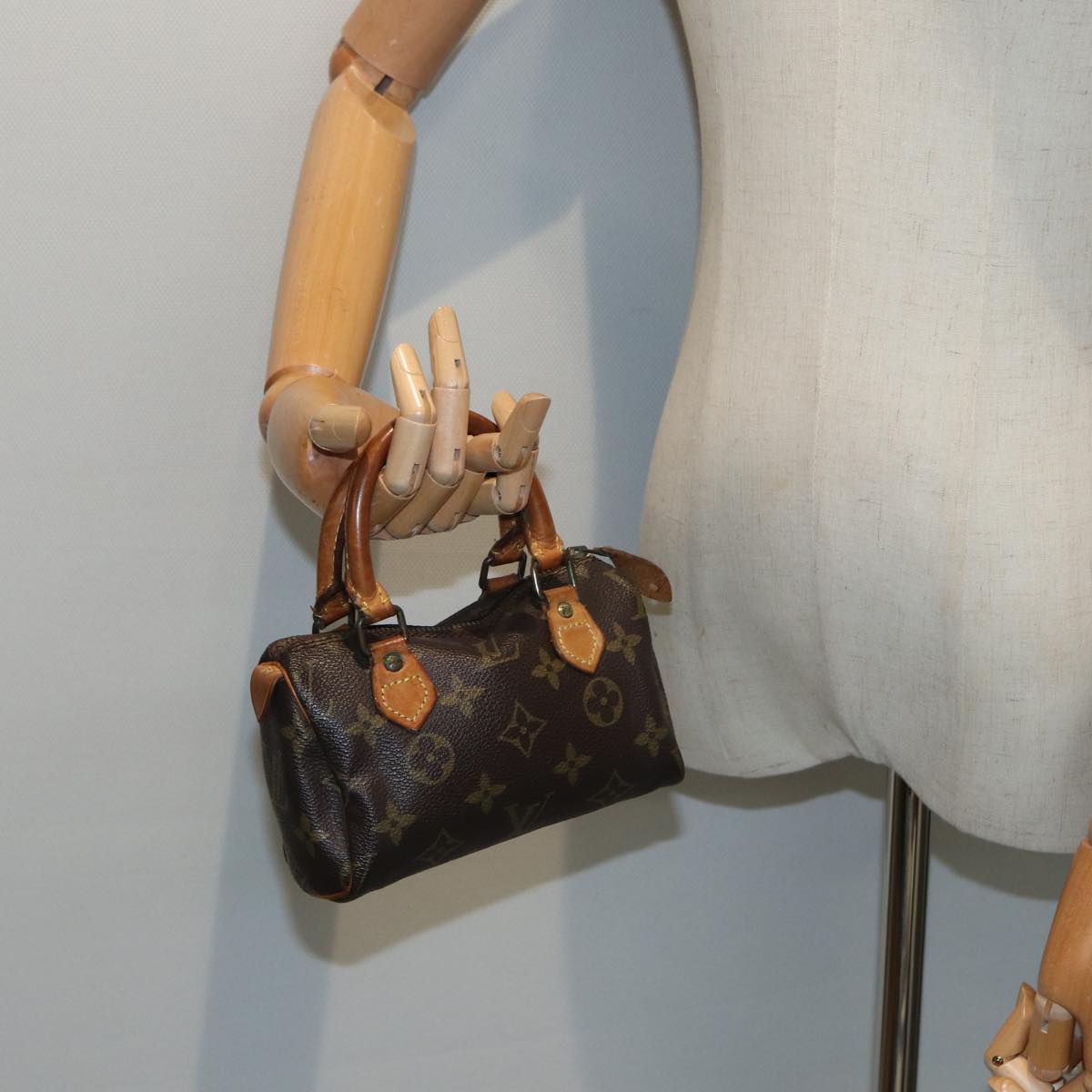 LOUIS VUITTON Monogram Mini Speedy Hand Bag M41534 LV 84629