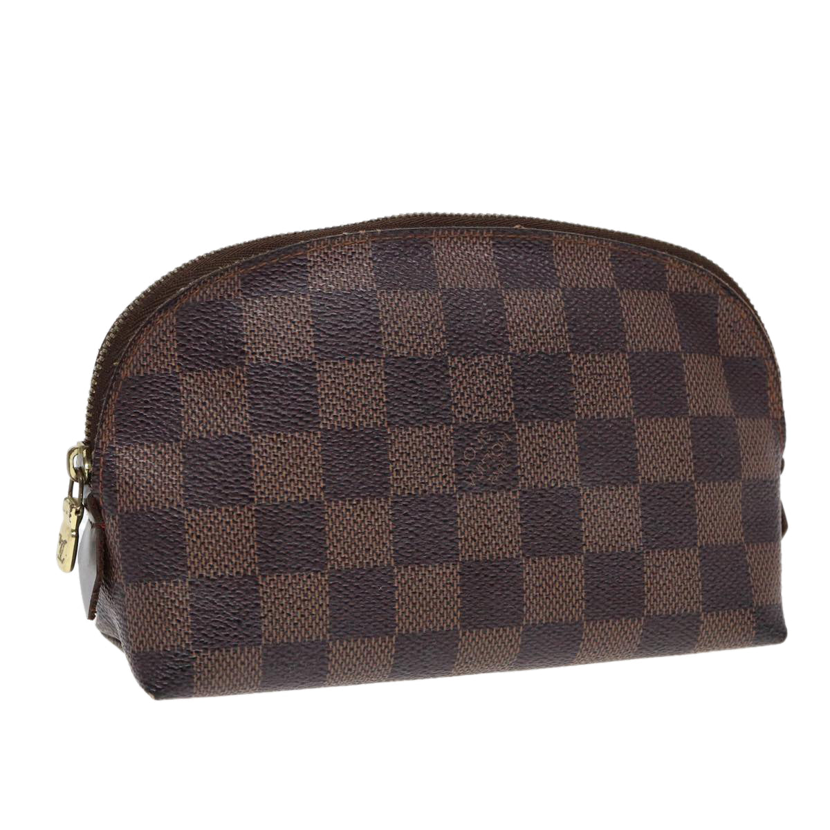 LOUIS VUITTON Damier Ebene Pochette Cosmetic PM Pouch N47516 LV 84632