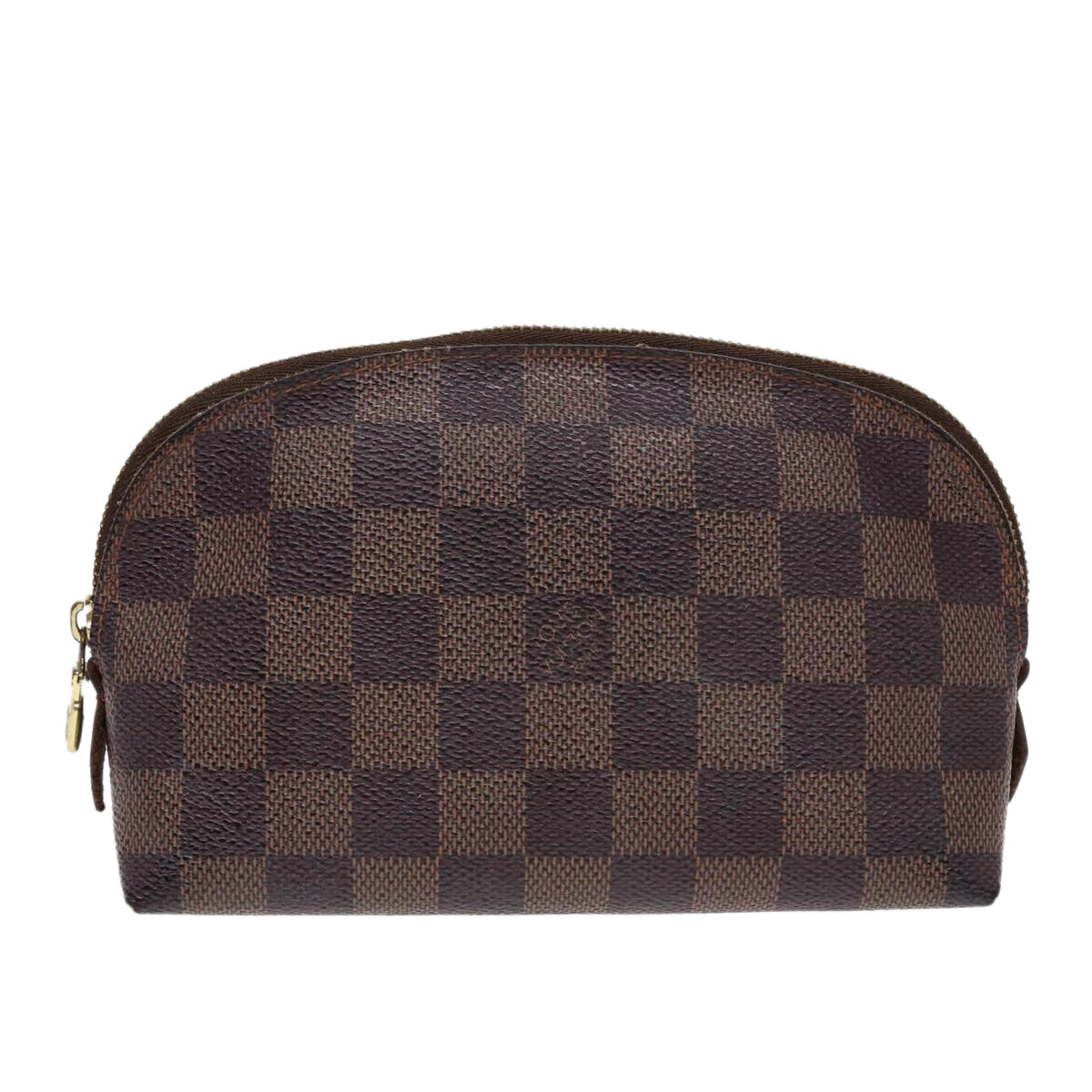 LOUIS VUITTON Damier Ebene Pochette Cosmetic PM Pouch N47516 LV 84632