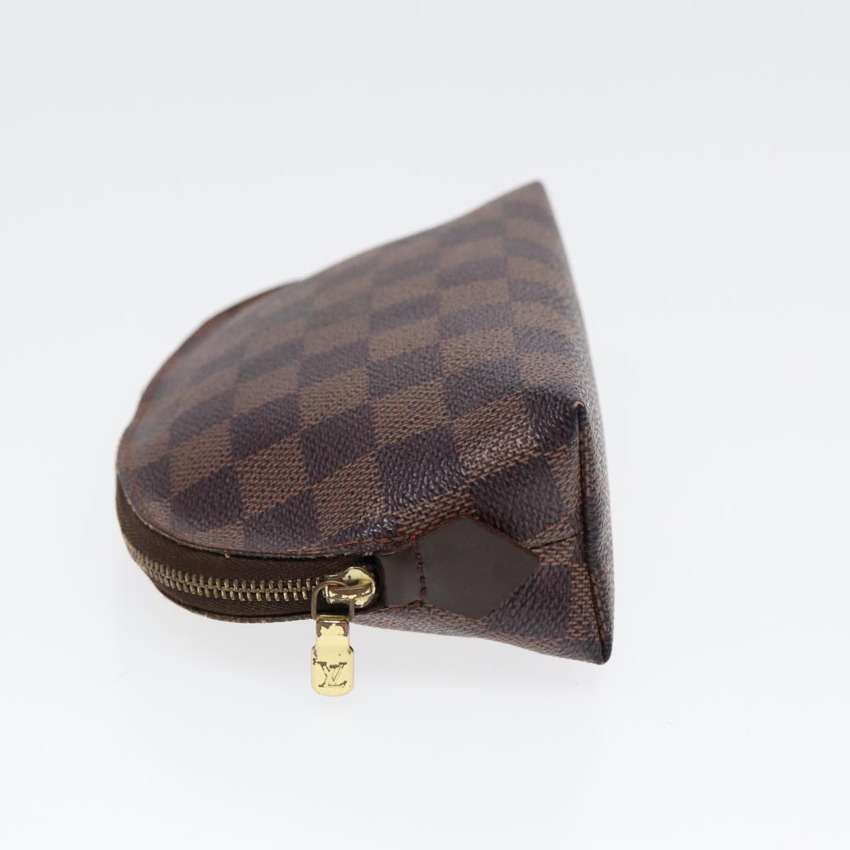 LOUIS VUITTON Damier Ebene Pochette Cosmetic PM Pouch N47516 LV 84632