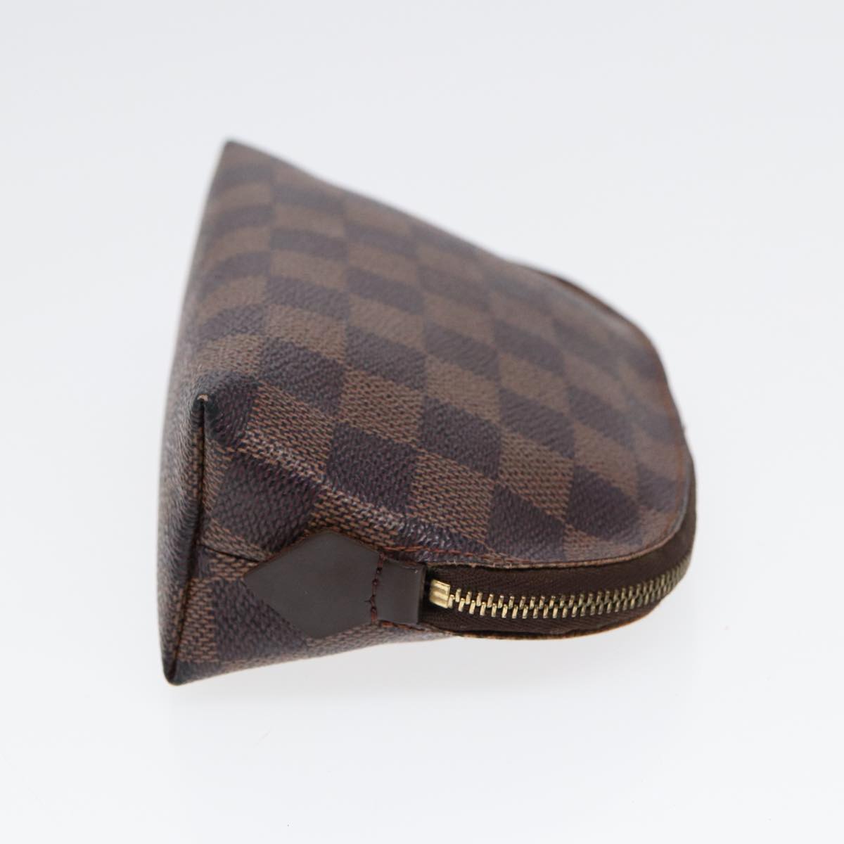LOUIS VUITTON Damier Ebene Pochette Cosmetic PM Pouch N47516 LV 84632