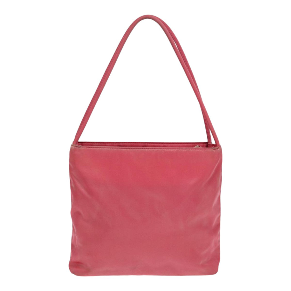 Luxury Prada Shoulder Bag Nylon Pink Silver  84644