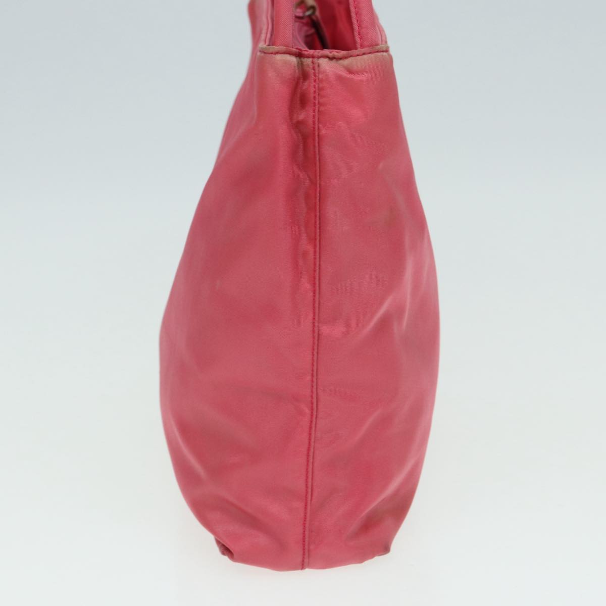 Luxury Prada Shoulder Bag Nylon Pink Silver  84644